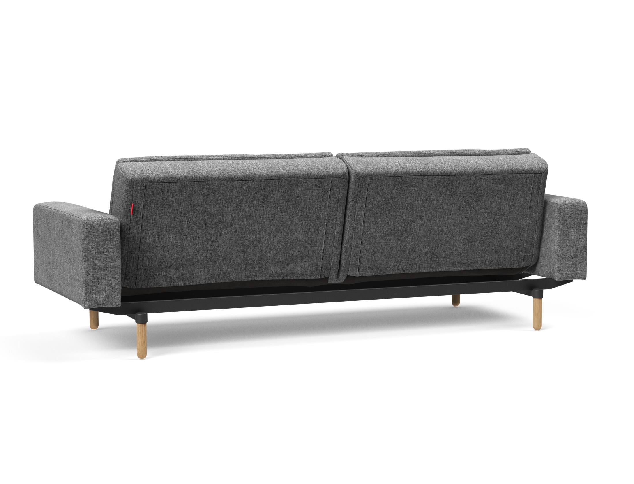 Das Dublexo Stem Schlafsofa 115 mit Armlehnen vereint Funktionalität und elegantes Design. Ideal für urbanes Wohnen und flexible Nutzung.