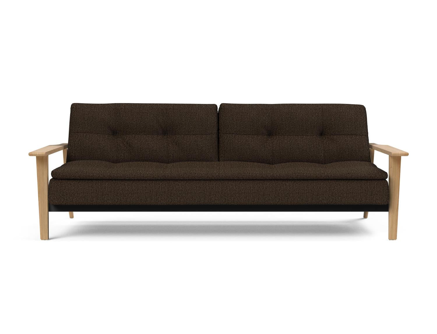 Erleben Sie das stilvolle Dublexo Frej Schlafsofa 115 Eiche von Innovation Living – perfekt für zeitgemässe Räume und gemütliche Schlafmomente.