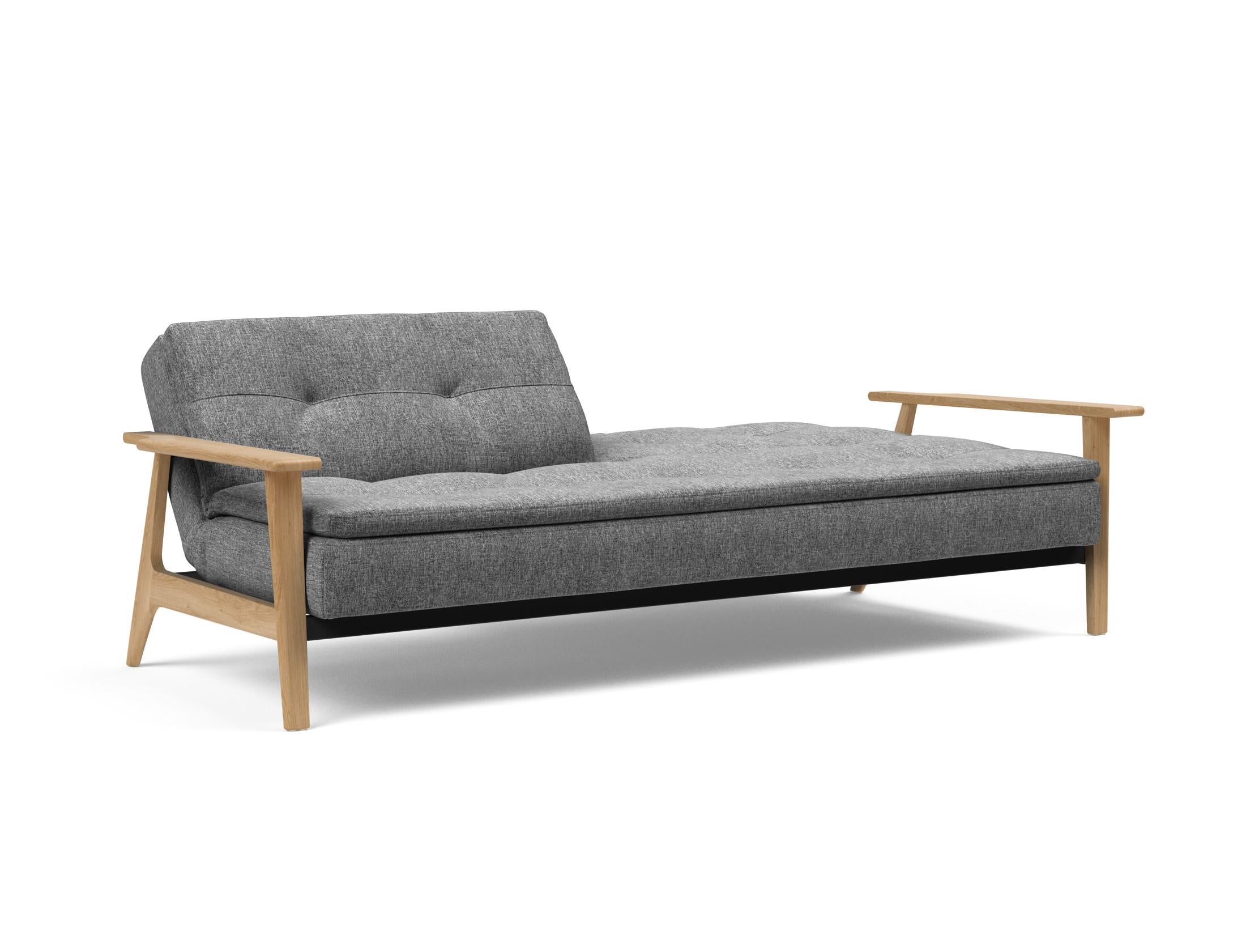 Entdecken Sie das Dublexo Frej Schlafsofa 115 Eiche: modernes Design, flexible Nutzung und hochwertige Materialien für optimalen Komfort.