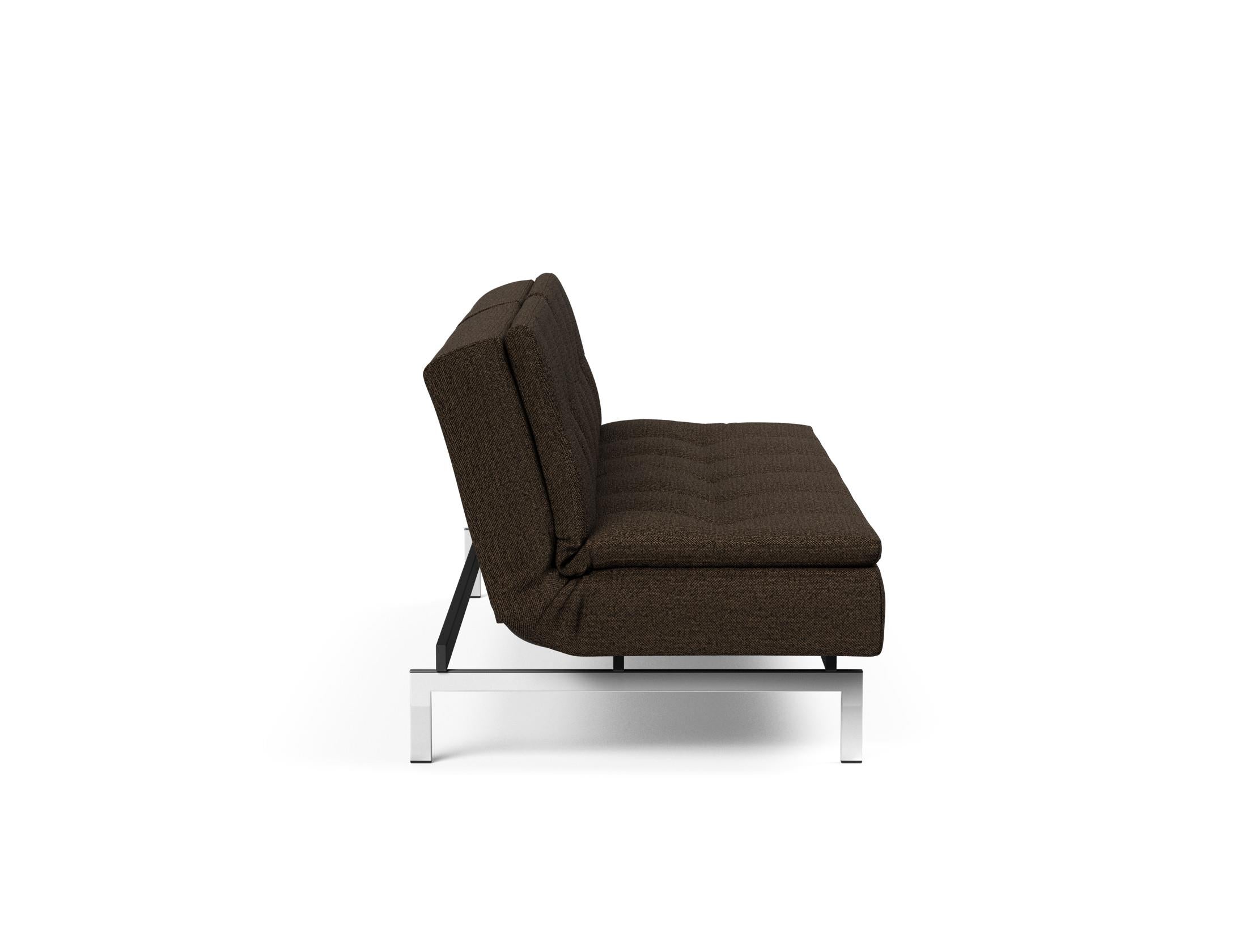Entdecken Sie das stilvolle Dublexo Chrom Schlafsofa 115 von Innovation Living – ideal für flexible Wohnlösungen und elegantes Ambiente.