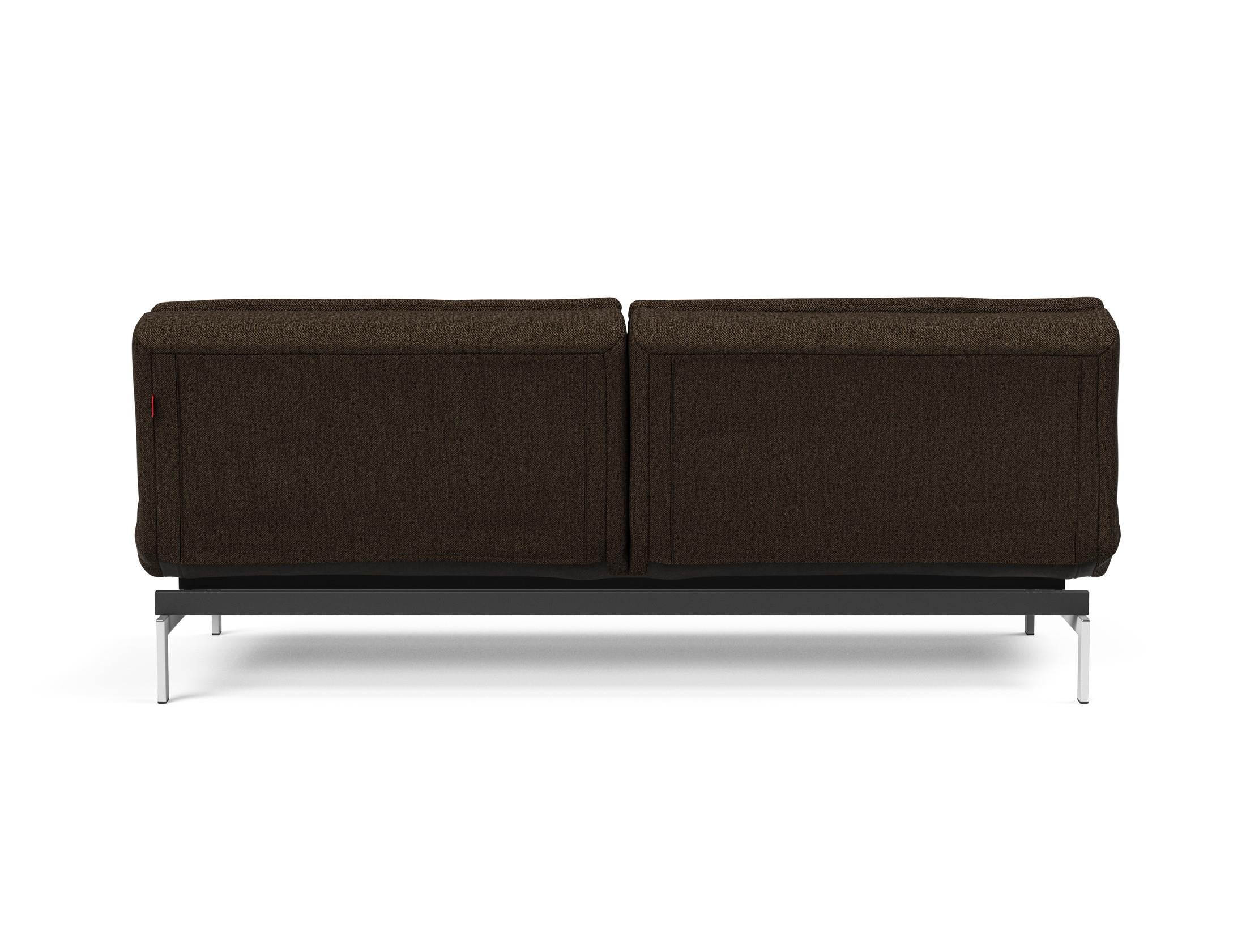 Erleben Sie das vielseitige Dublexo Chrom Schlafsofa 115 von Innovation Living – perfekt für moderne Räume und komfortable Übernachtungen.