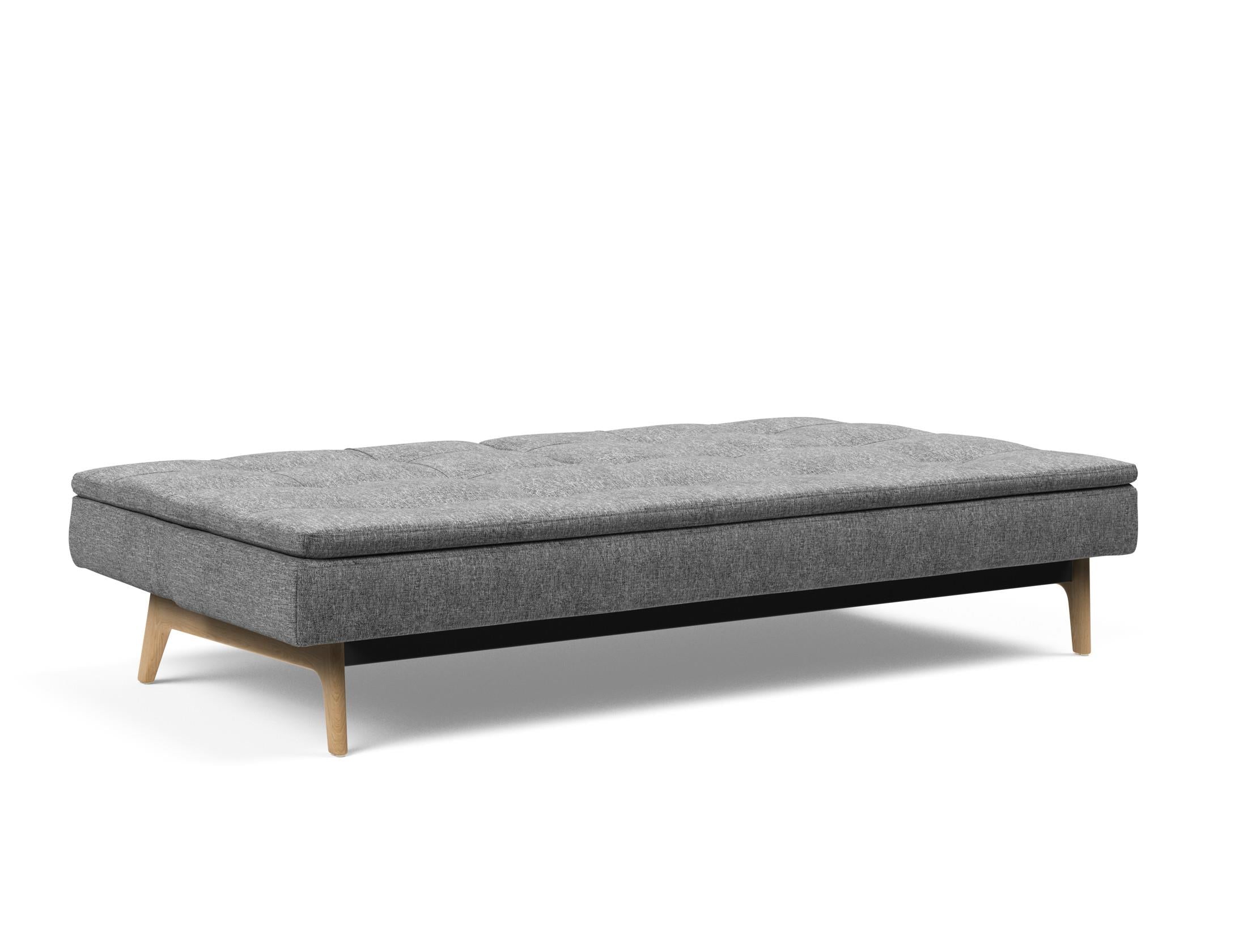 Das Dublexo Eik Schlafsofa 115 Eiche von Innovation Living bietet eleganten Komfort und vielseitige Nutzung – perfekt für jedes Zuhause.