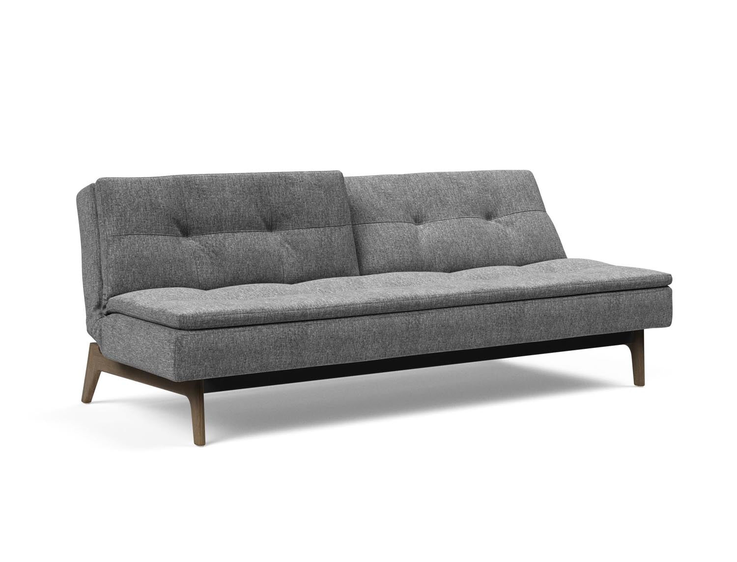 Erleben Sie das vielseitige Dublexo Eik Schlafsofa 115 in edler Rauch-Eiche – perfektes Design für modernes Wohnen und optimalen Komfort.
