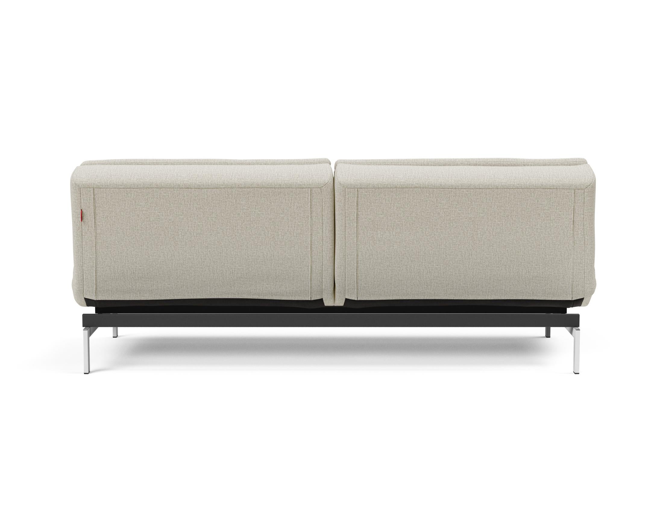 Entdecken Sie das stilvolle Dublexo Chrom Schlafsofa 115 von Innovation Living – ideal für komfortable Nächte und elegantes Interieur.