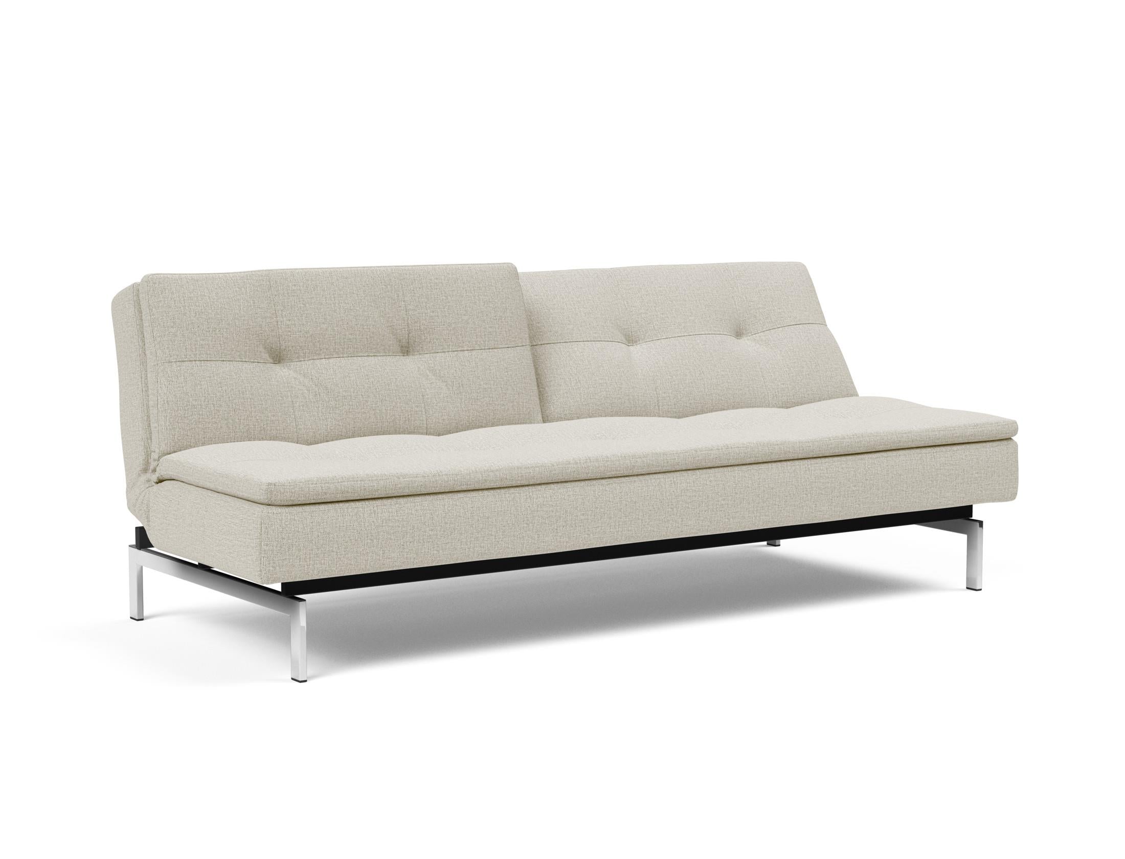 Entdecken Sie das stilvolle Dublexo Chrom Schlafsofa 115 von Innovation Living – ideal für Komfort und Flexibilität in jedem Raum.