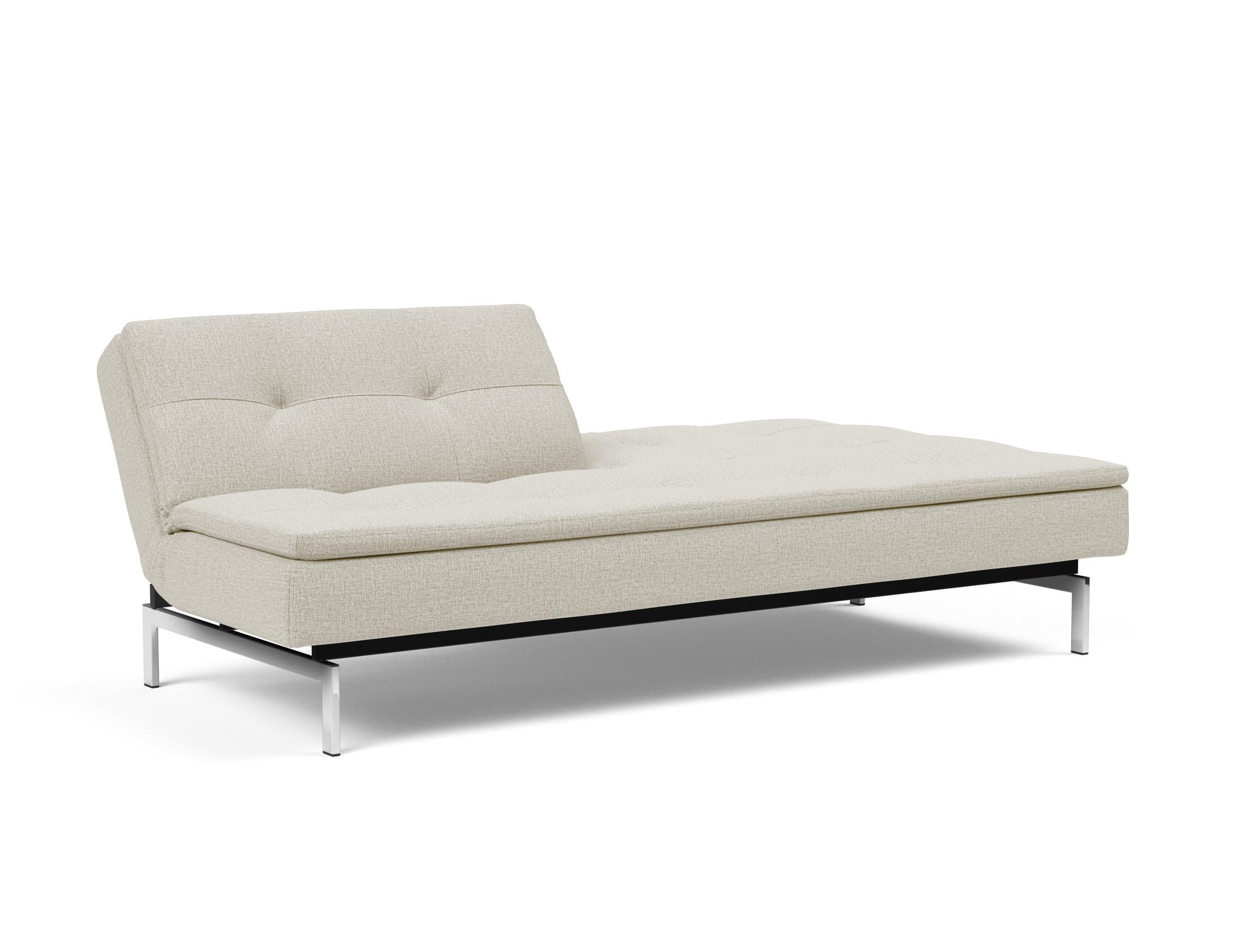 Erleben Sie das vielseitige Dublexo Chrom Schlafsofa 115 von Innovation Living – modernes Design trifft auf höchsten Komfort und Funktionalität.