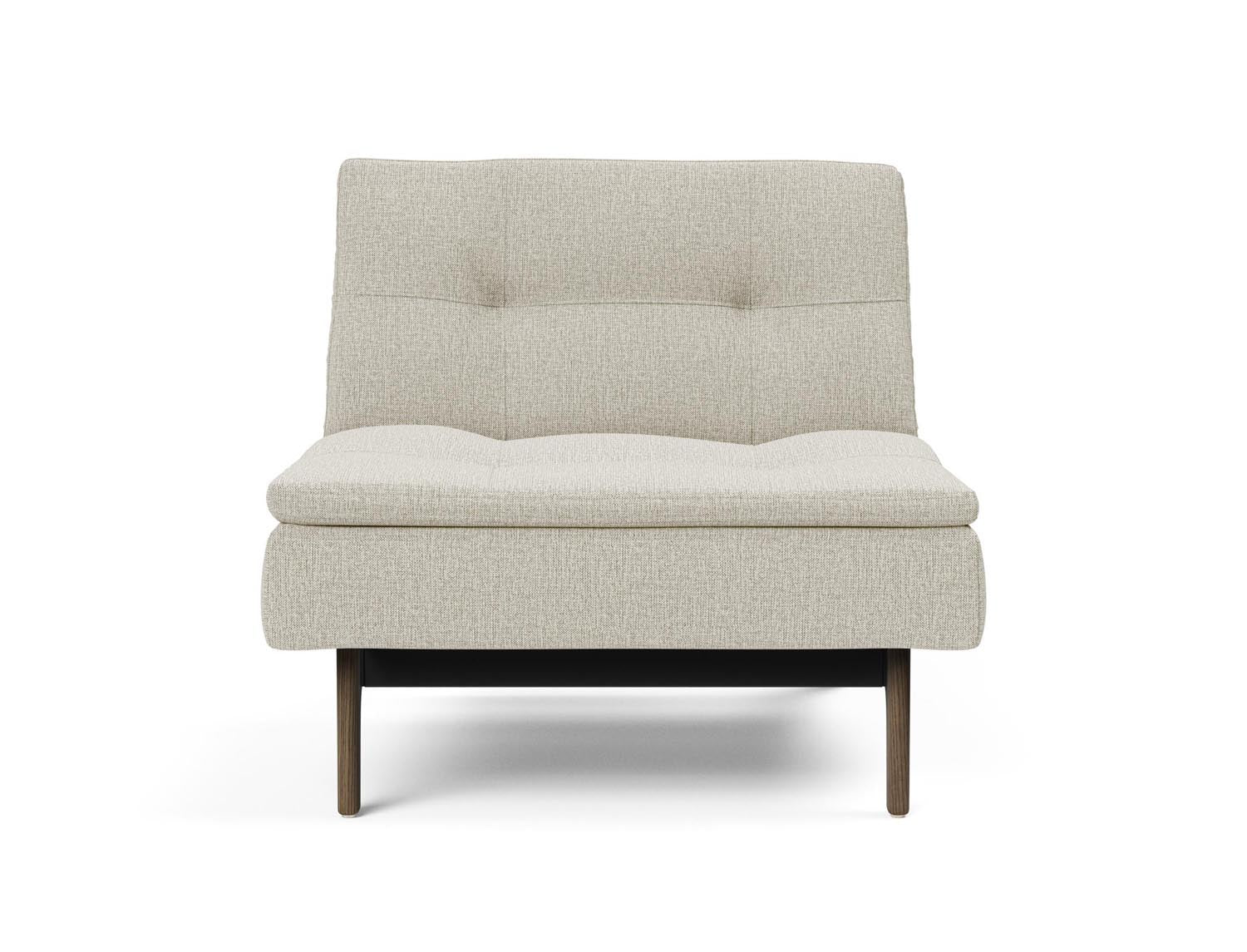 Dublexo Eik Sessel aus Rauch-Eiche: modernes Design, vielseitig, ideal für Wohnzimmer, Schlafzimmer oder Büro. Perfekt kombinierbar.