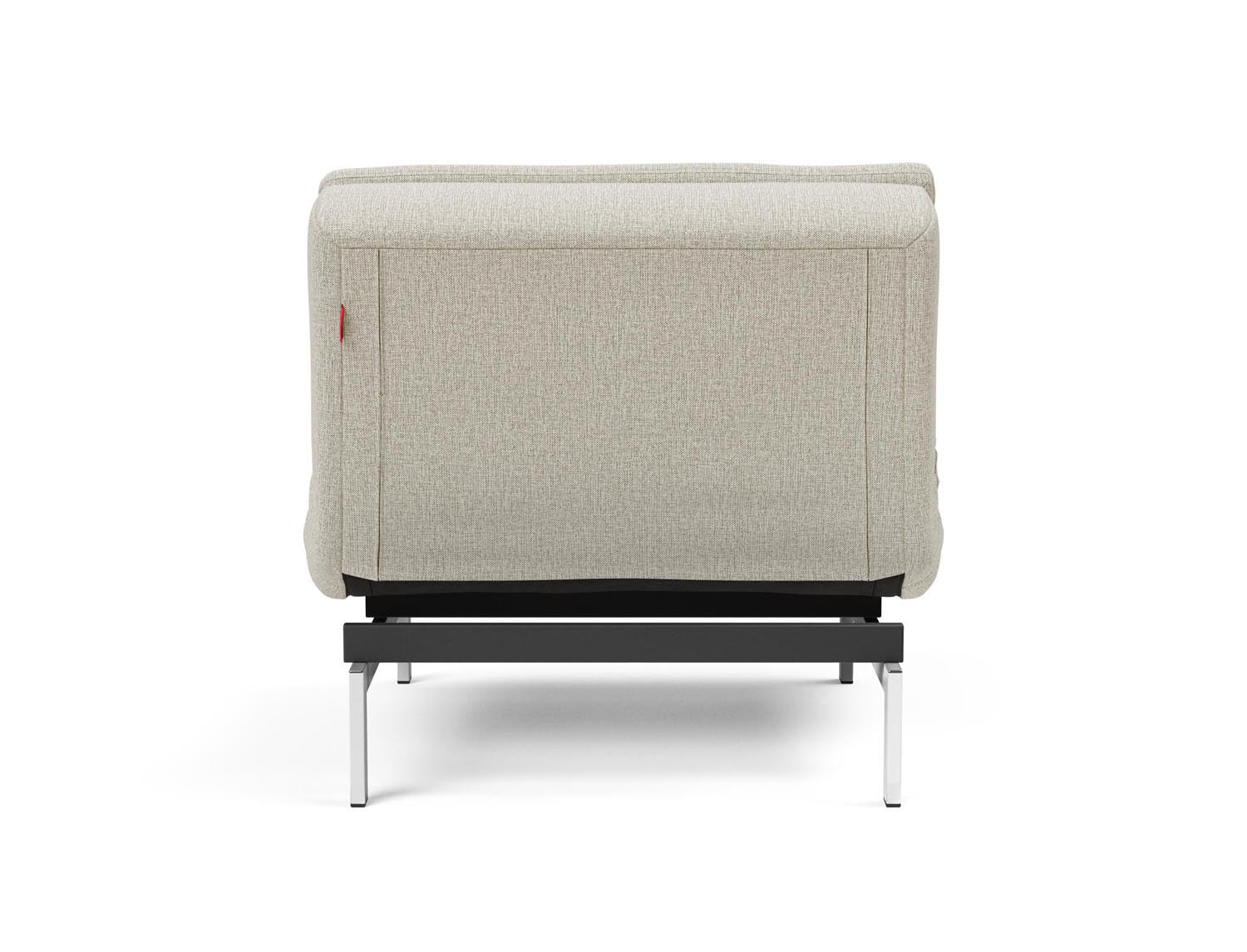 Erleben Sie den Dublexo Chrom Sessel von Innovation Living: Stilvoller, multifunktionaler Sessel mit modernem Design und robuster Chromkonstruktion.