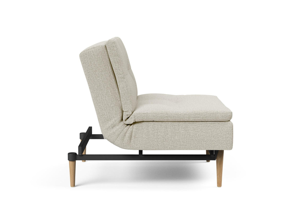Dublexo Styletto Sessel in 527 Mixed Dance Natural präsentiert im Onlineshop von KAQTU Design AG. Sessel ist von Innovation Living