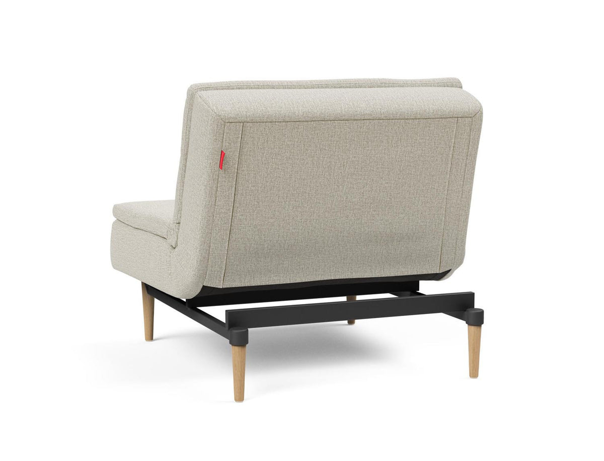 Dublexo Styletto Sessel in 527 Mixed Dance Natural präsentiert im Onlineshop von KAQTU Design AG. Sessel ist von Innovation Living