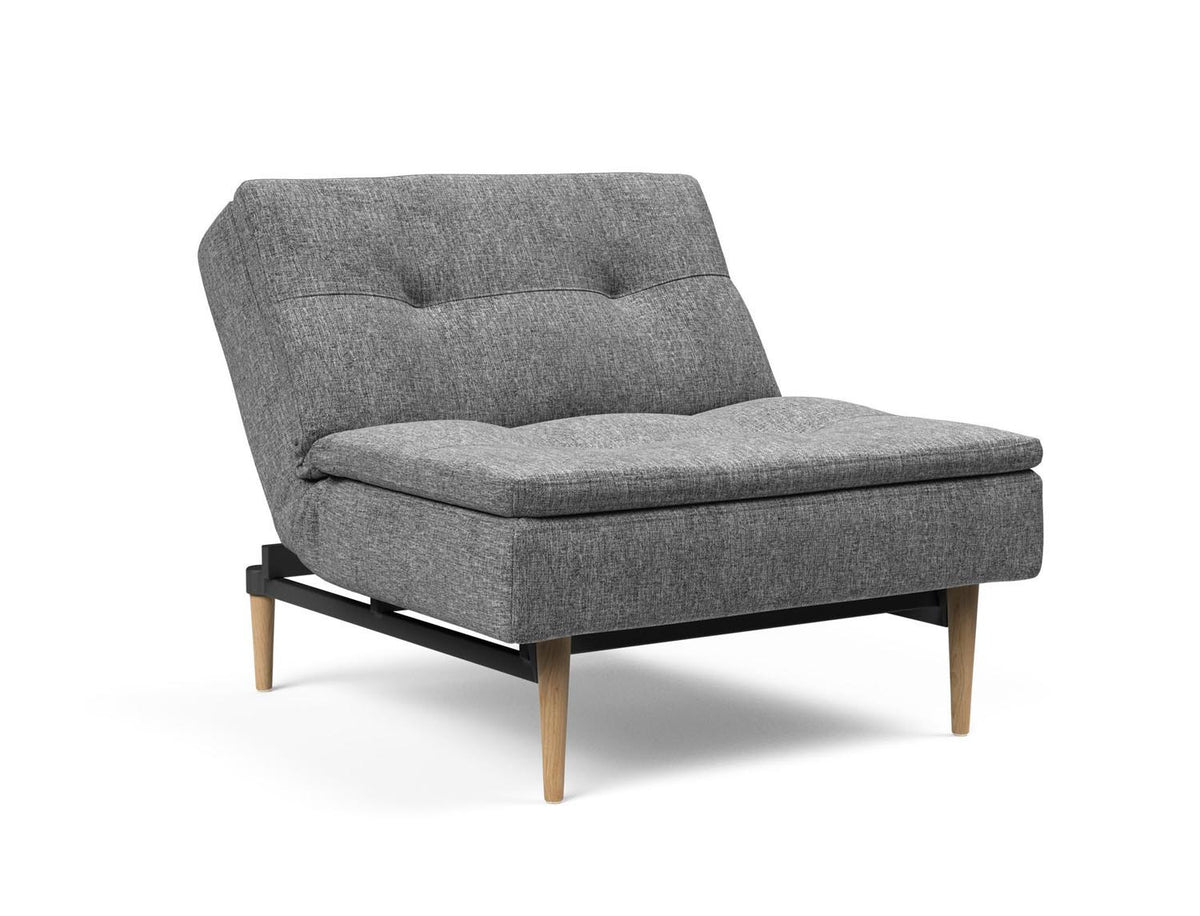 Dublexo Styletto Sessel in 563 Twist Charcoal präsentiert im Onlineshop von KAQTU Design AG. Sessel ist von Innovation Living