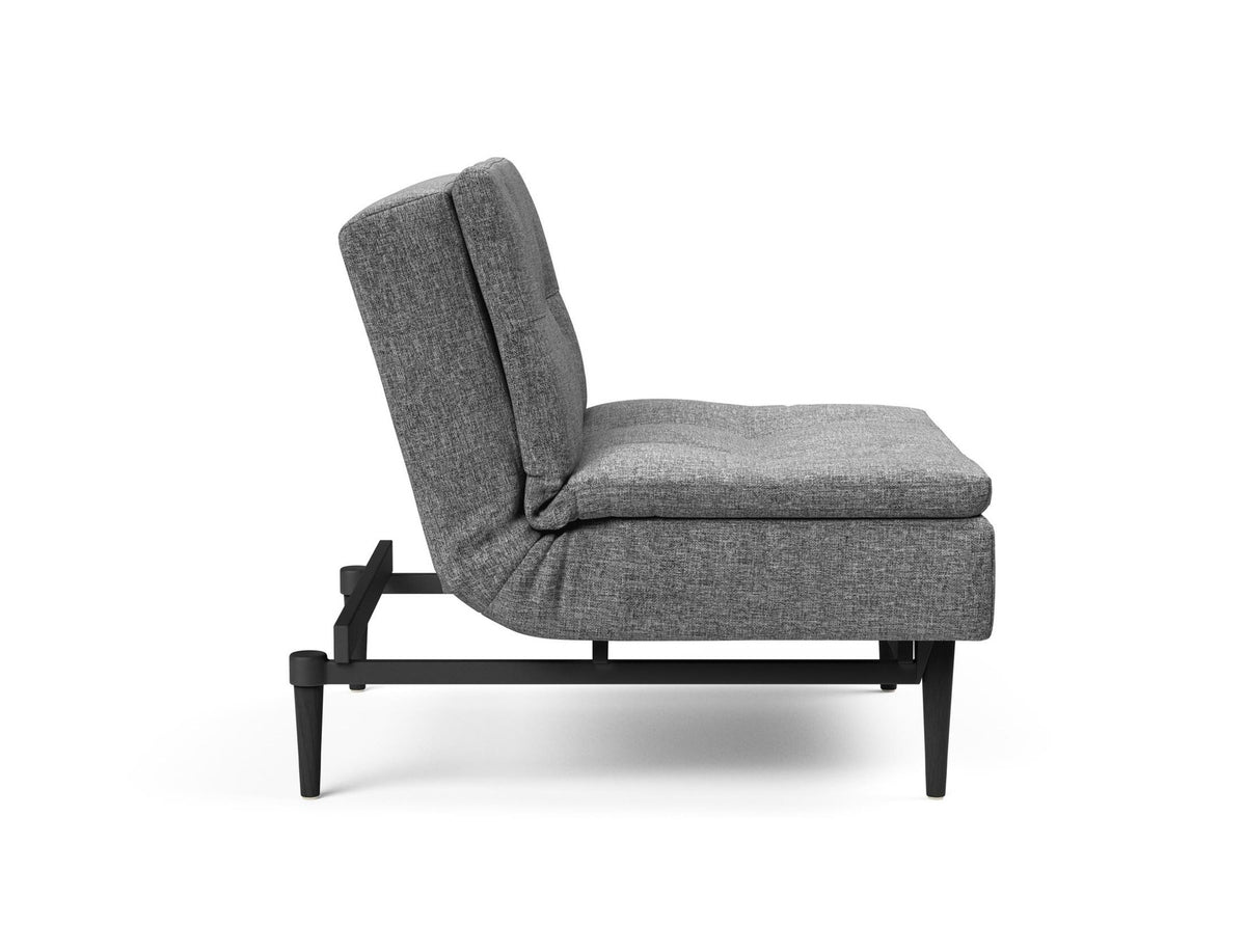 Dublexo Styletto Sessel in 563 Twist Charcoal präsentiert im Onlineshop von KAQTU Design AG. Sessel ist von Innovation Living