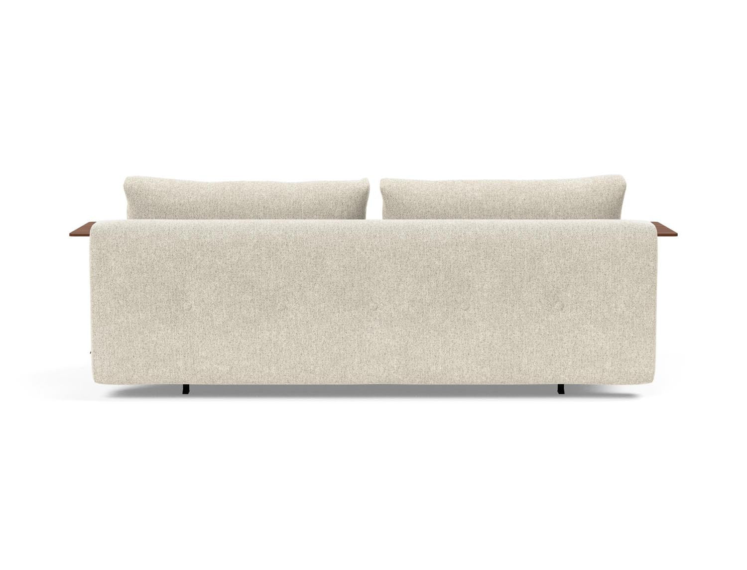 Recast Schlafsofa 140 Dunkel Styletto: Stilvolles und funktionales Sofa mit komfortablen Armlehnen, ideal für jedes moderne Zuhause.