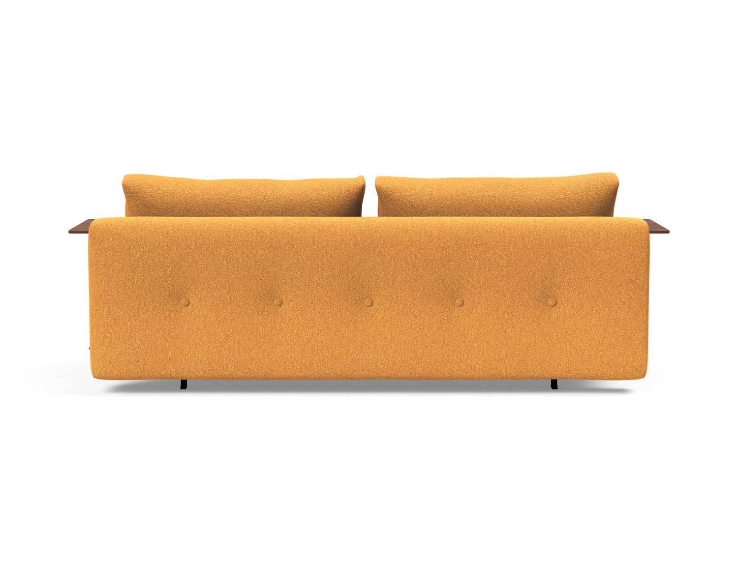 Recast Schlafsofa 140 Dunkel Styletto: Stilvolles und funktionales Sofa mit komfortablen Armlehnen, ideal für jedes moderne Zuhause.