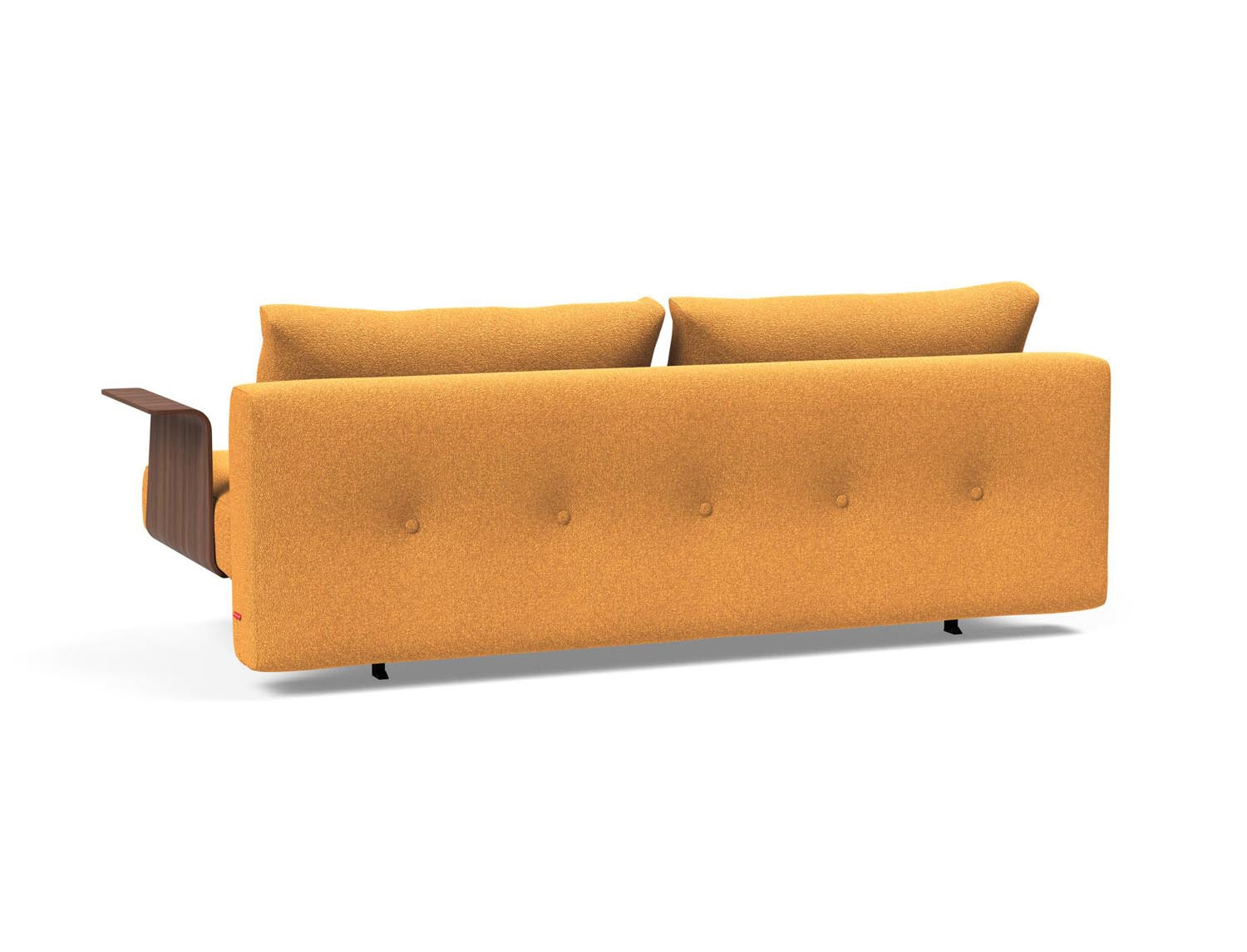 Recast Schlafsofa 140 Dunkel Styletto: Stilvolles und funktionales Sofa mit komfortablen Armlehnen, ideal für jedes moderne Zuhause.