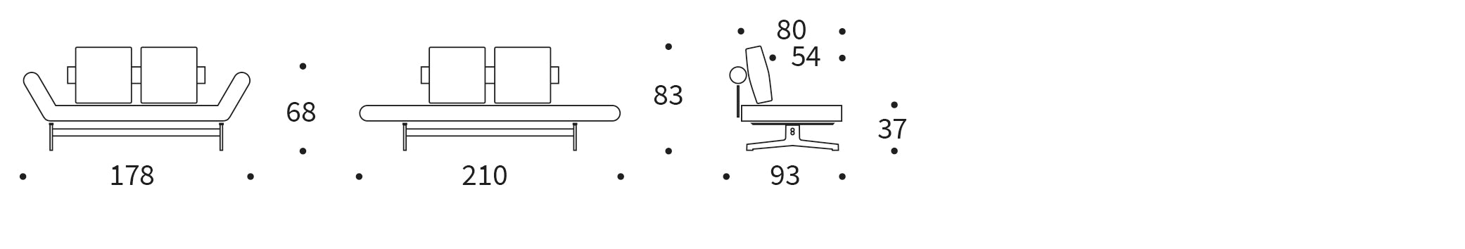 Entdecken Sie das Ghia Klappsofa 80 Eiche von Innovation Living – stilvolles Design trifft auf praktische Funktionalität für Ihr Zuhause.