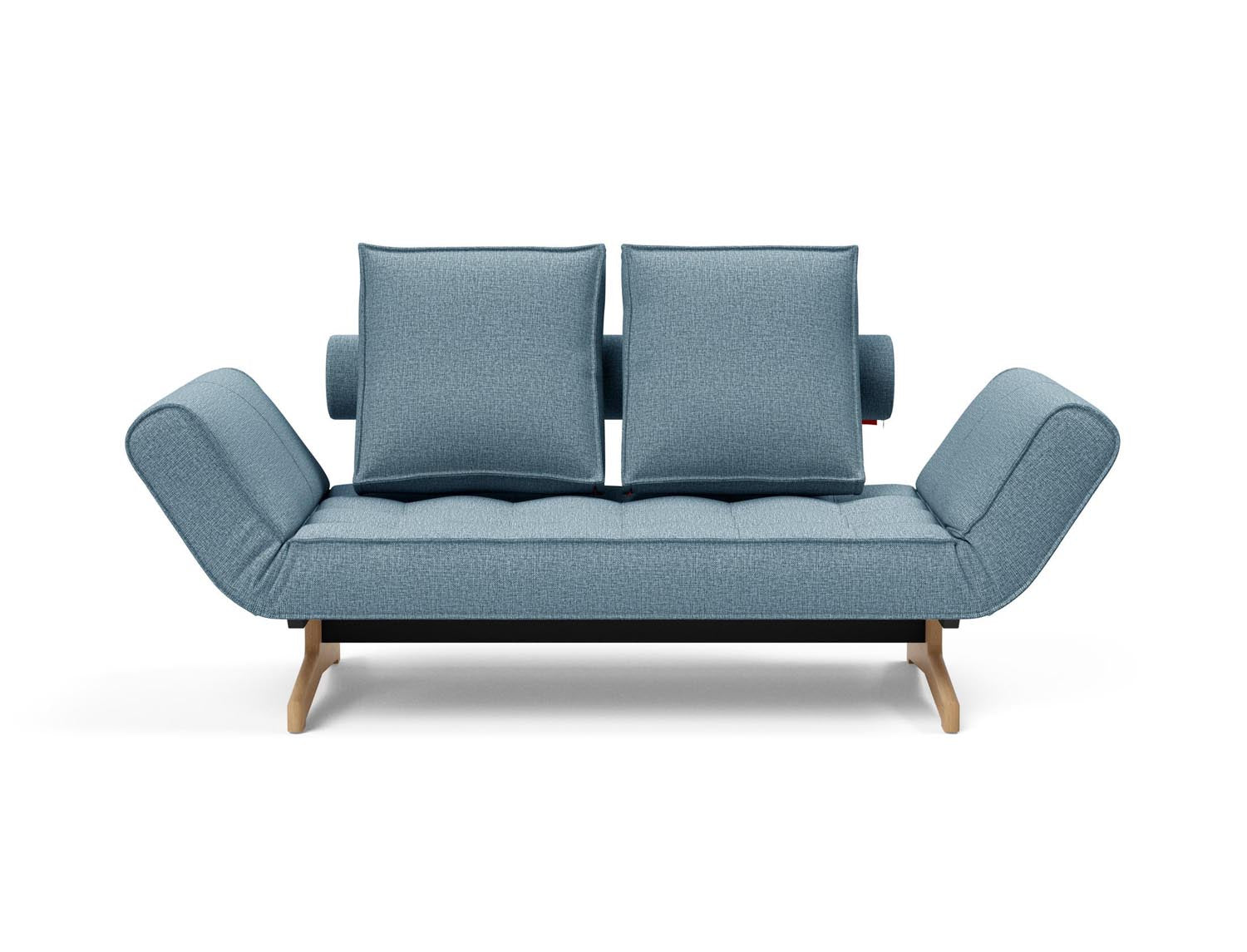 Erleben Sie das Ghia Klappsofa 80 Eiche von Innovation Living – ein elegantes, funktionales Möbelstück, ideal für kleine Räume und Übernachtungsgäste.
