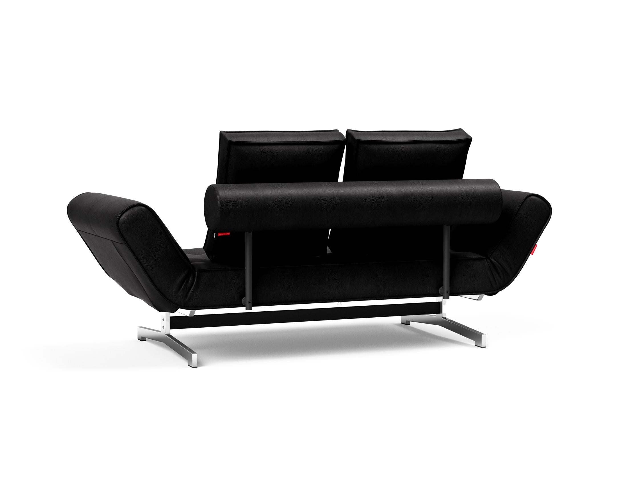Erleben Sie das Ghia Klappsofa 80 Chrom von Innovation Living – stilvolles Design trifft Funktionalität für Ihr Zuhause.