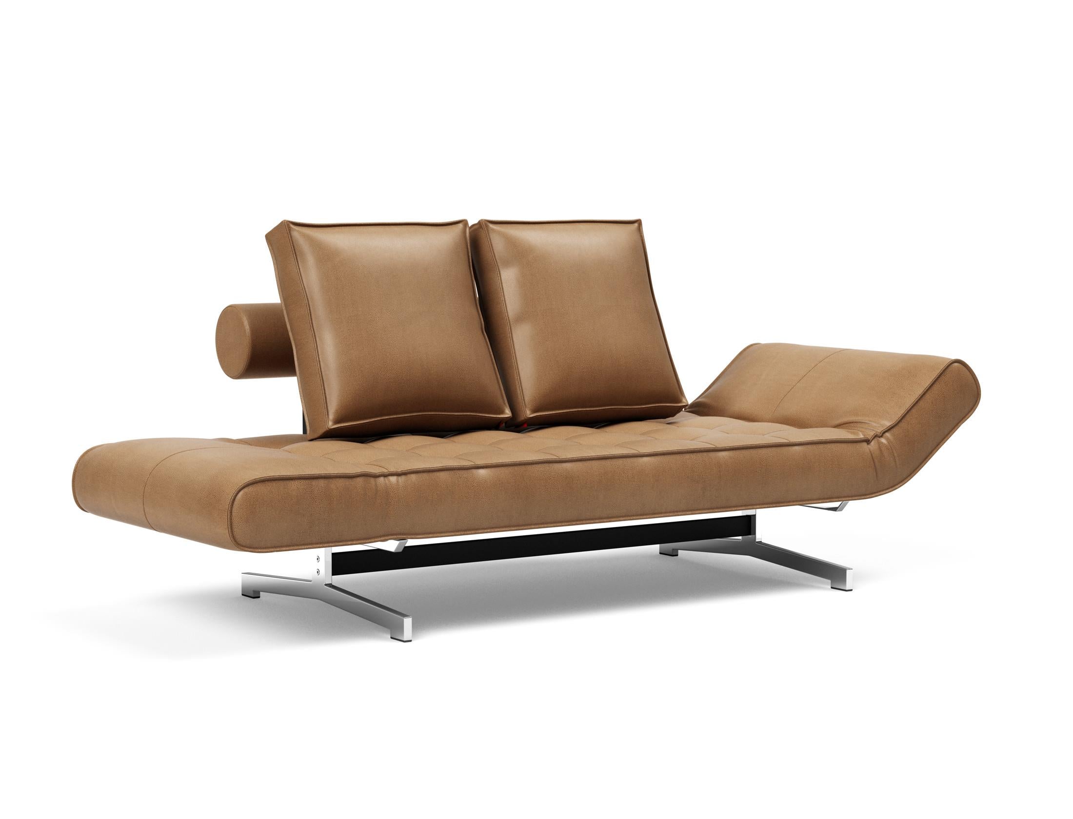 Erleben Sie das Ghia Klappsofa 80 Chrom von Innovation Living – stilvolles Design trifft Funktionalität für Ihr Zuhause.