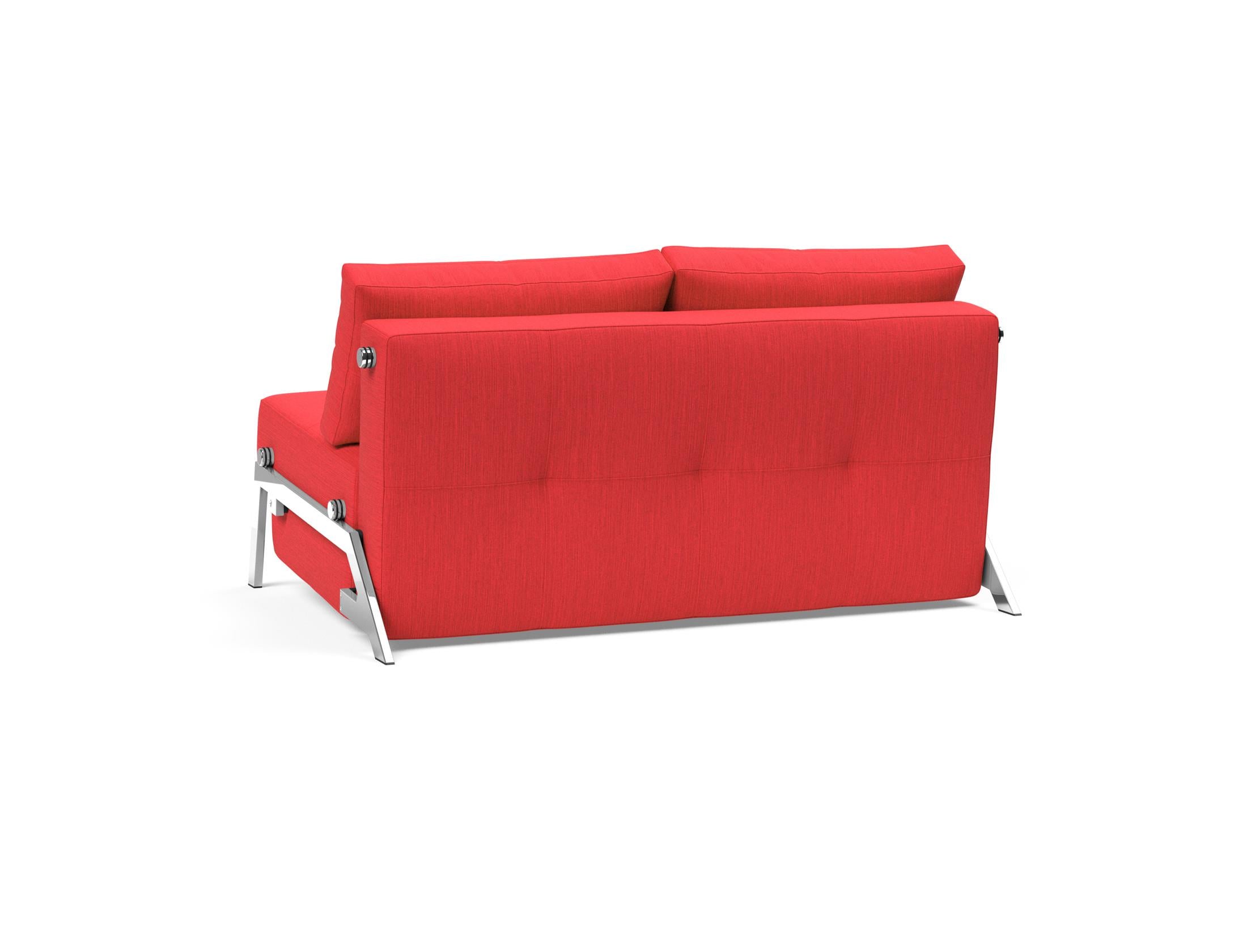 Cubed Klappsofa 140: Elegantes, funktionales Sofa mit cleverem Klappmechanismus. Ideal für kleine Räume und als Gästebett.