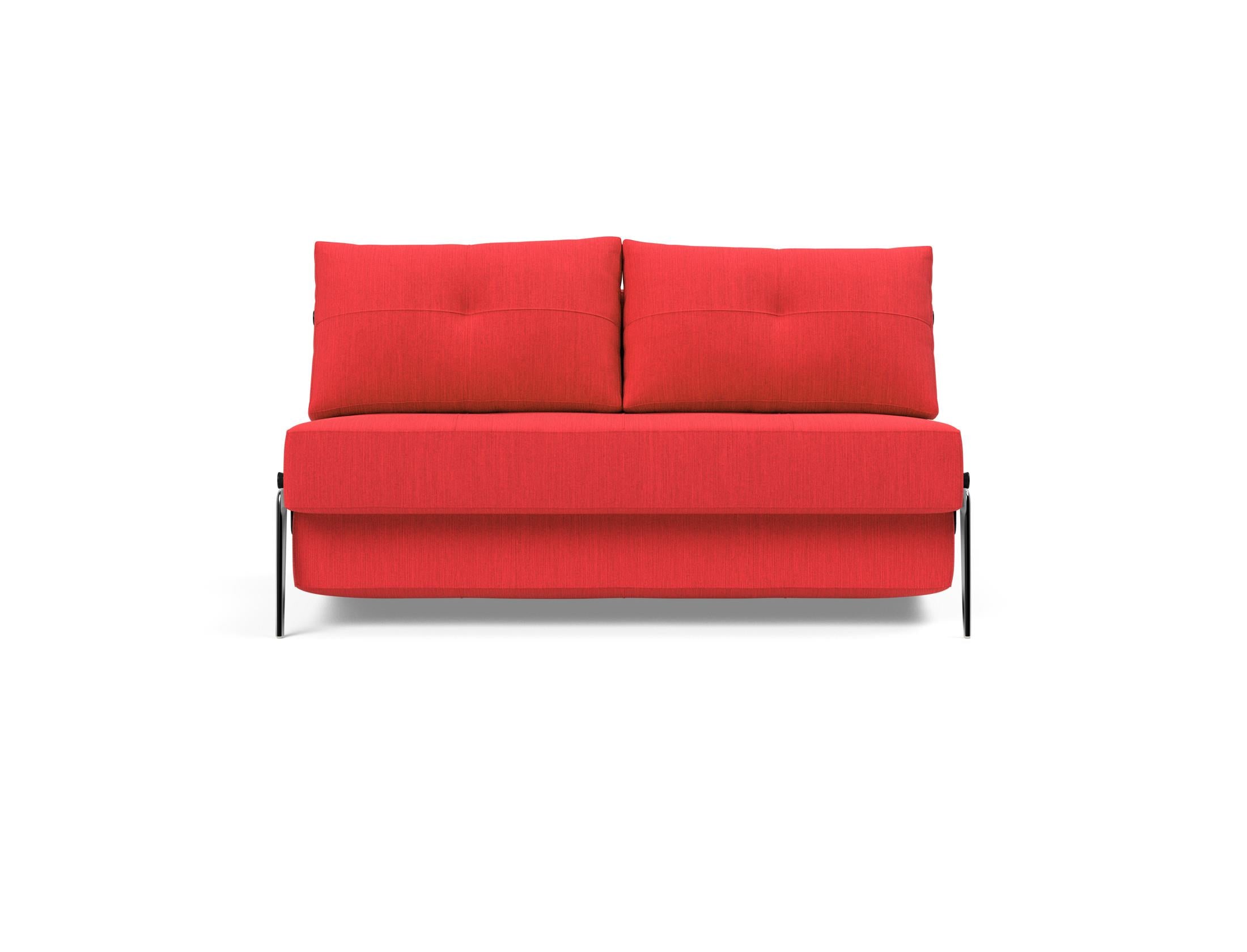 Cubed Klappsofa 140: Elegantes Sofa für kleine Räume, das sich mühelos in ein bequemes Gästebett verwandelt. Perfekt für modernes Wohnen.