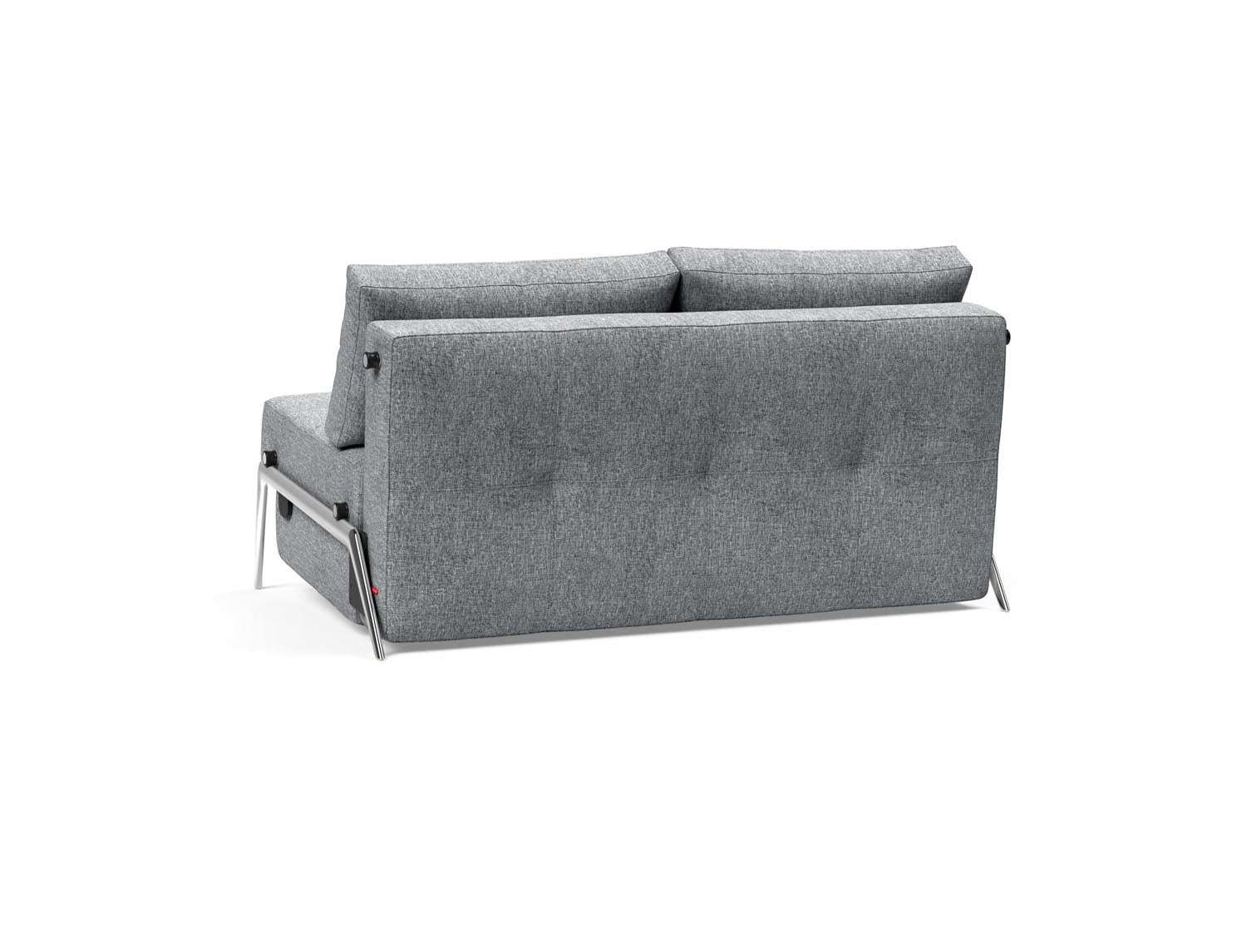 Cubed Klappsofa 140: Kompaktes Design trifft Funktionalität. Verwandelt sich schnell in ein Bett und bietet Stauraum für Bettzeug.