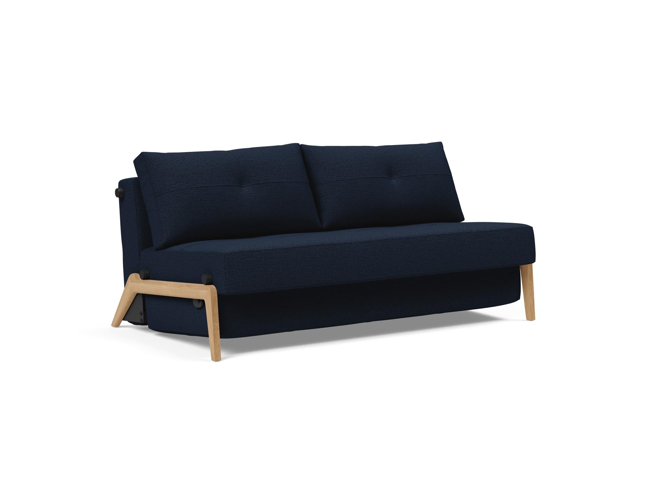 Cubed Klappsofa 160: Elegantes und funktionales Sofa, das sich mühelos in ein Bett verwandelt – perfekt für kleine Wohnungen und Gäste.