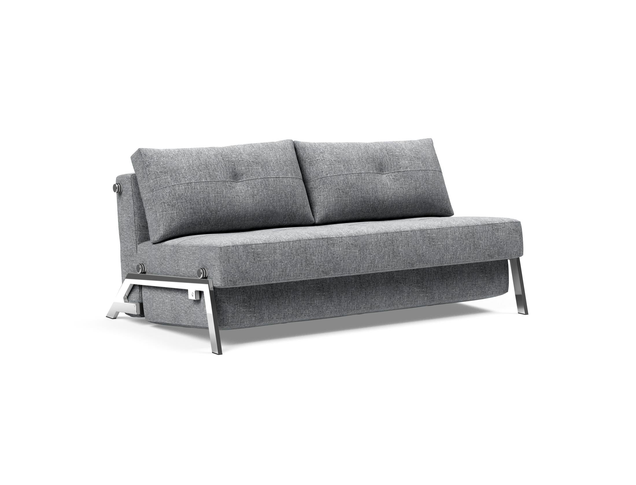 Cubed Klappsofa 160: Stilvolles Sofa mit cleverem Klappmechanismus, ideal für kleine Räume und als Schlafgelegenheit für Gäste.