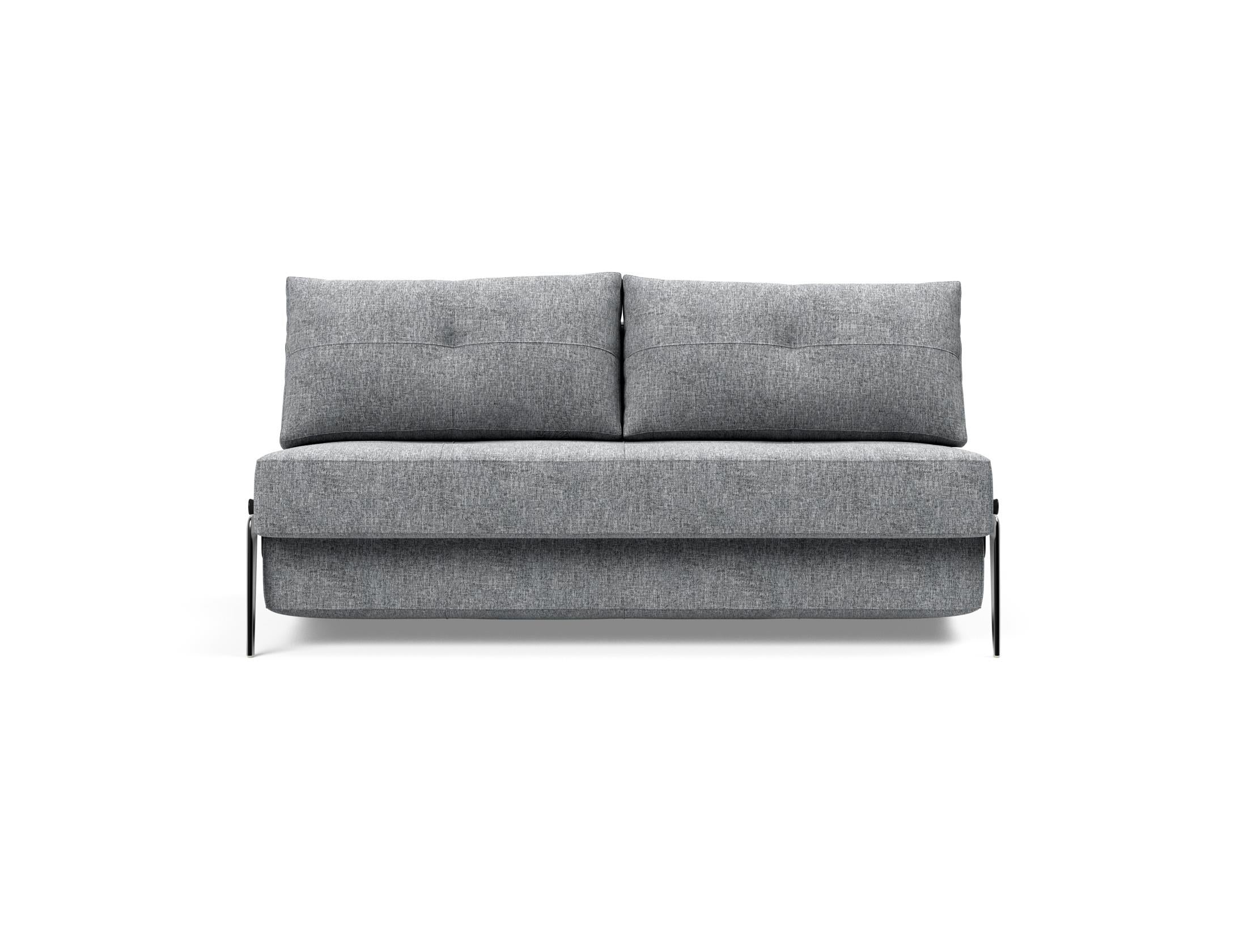 Cubed Klappsofa 160: Elegantes Sofa mit praktischem Bettkasten, perfekt für kleine Wohnungen und vielseitige Nutzung als Schlafsofa.