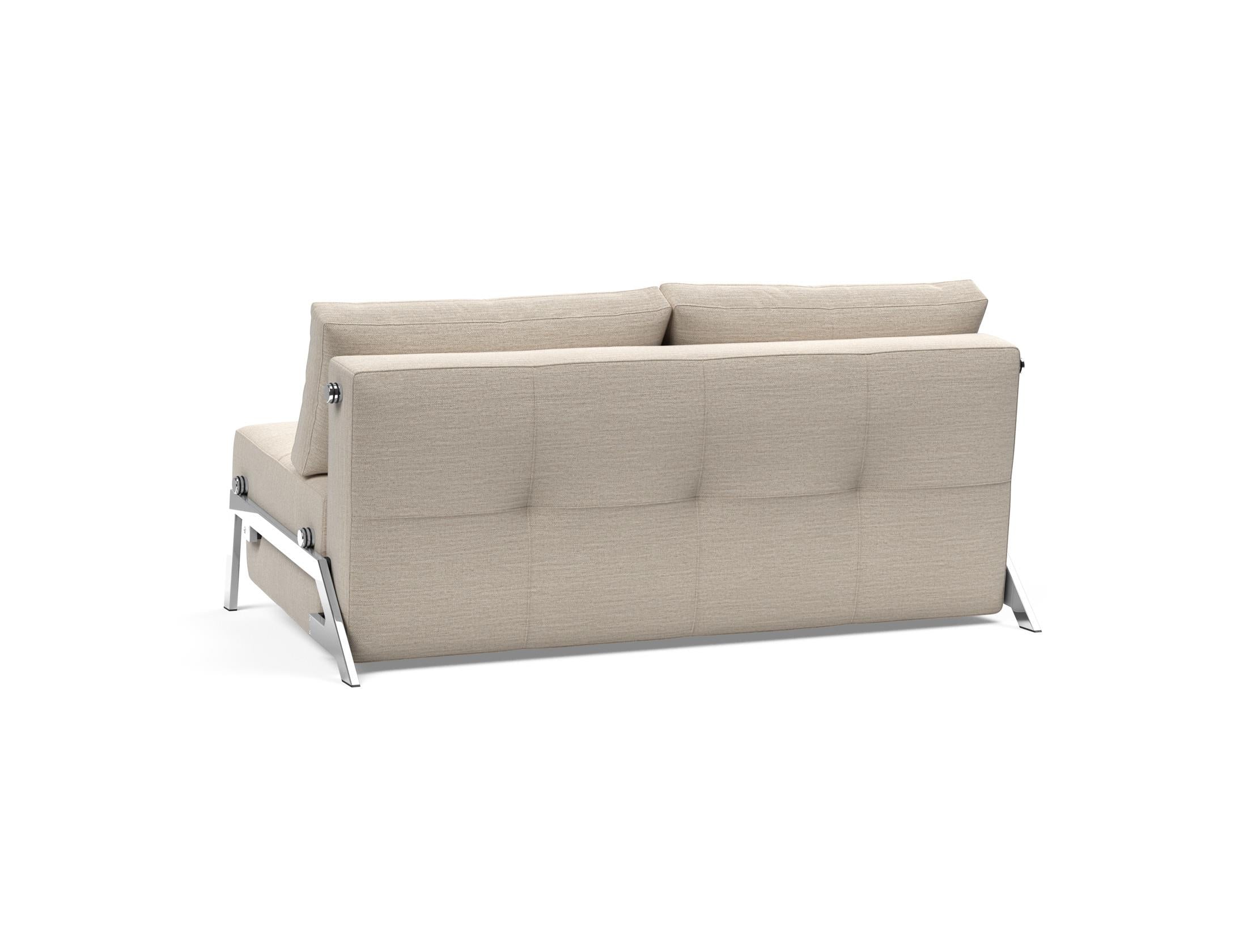 Cubed Klappsofa 160: Stilvolles Klappsofa mit hochwertiger Verarbeitung, ideal für kleine Räume und als komfortable Schlafgelegenheit.