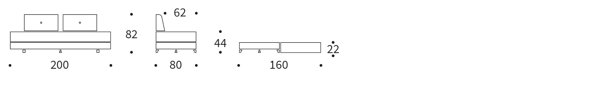 Erleben Sie das Sigmund Bettsofa von Innovation Living: Stilvolles Daybed, das sich mühelos in ein Kingsize-Bett verwandelt – ideal für jedes Zuhause.