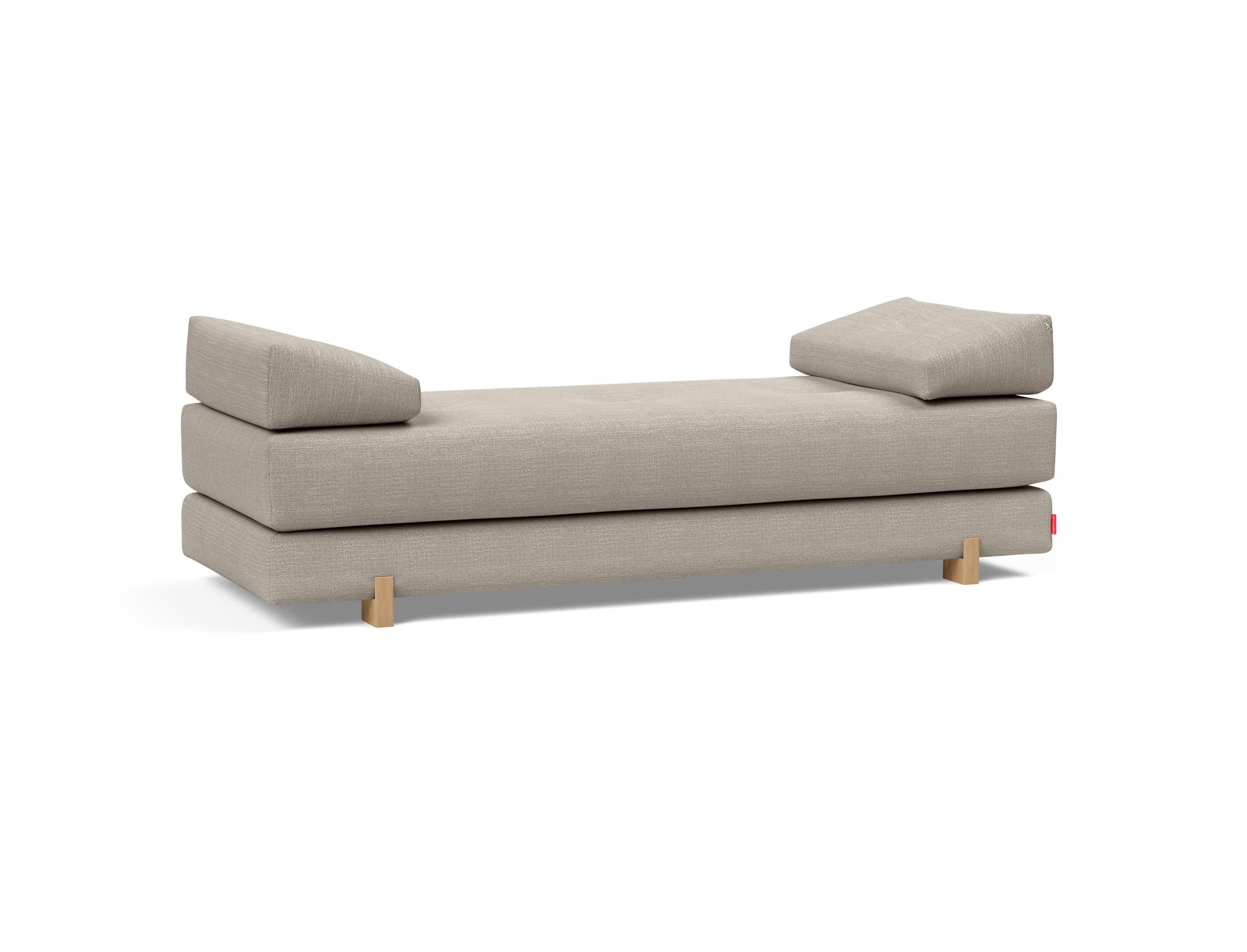 Entdecken Sie das Sigmund Bettsofa von Innovation Living: Elegantes Design, wandelbar in Kingsize-Bett oder Einzelbetten, ideal für jedes Zuhause.