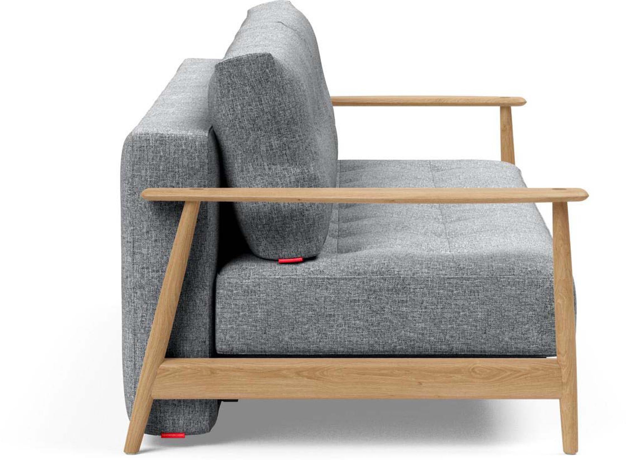 Das Eluma Bettsofa 140 von Innovation Living vereint modernes Design mit praktischer Funktionalität, ideal für kleine Räume und Übernachtungsgäste.
