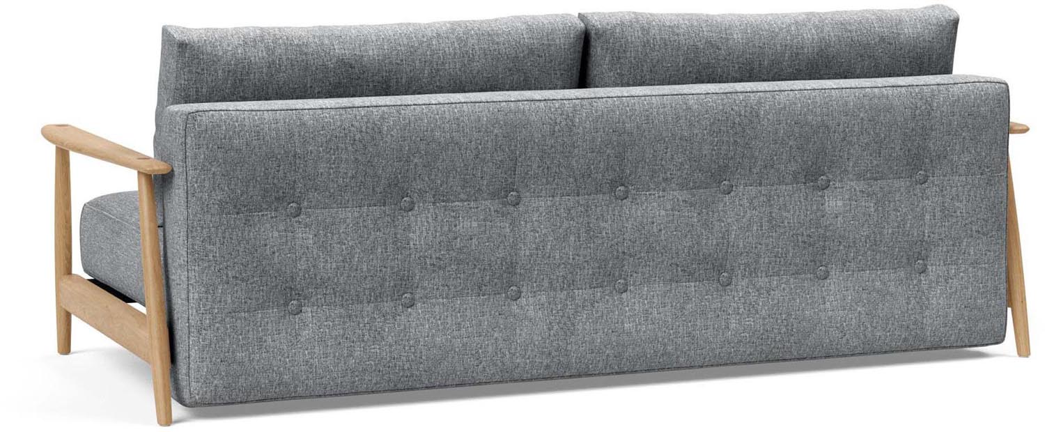 Das Eluma Bettsofa 140 von Innovation Living vereint modernes Design mit praktischer Funktionalität, ideal für kleine Räume und Übernachtungsgäste.