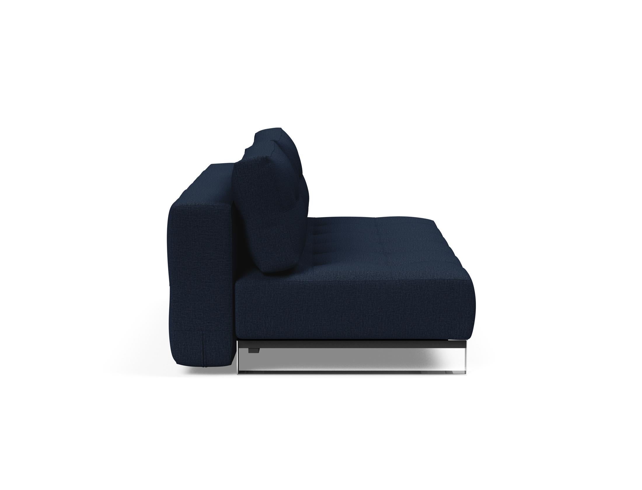 Erlebe das Supremax Bettsofa 150 von Innovation Living: Stilvolles Design, exzellente Verarbeitung und eine bequeme Taschenfederkernmatratze für besten Schlaf.