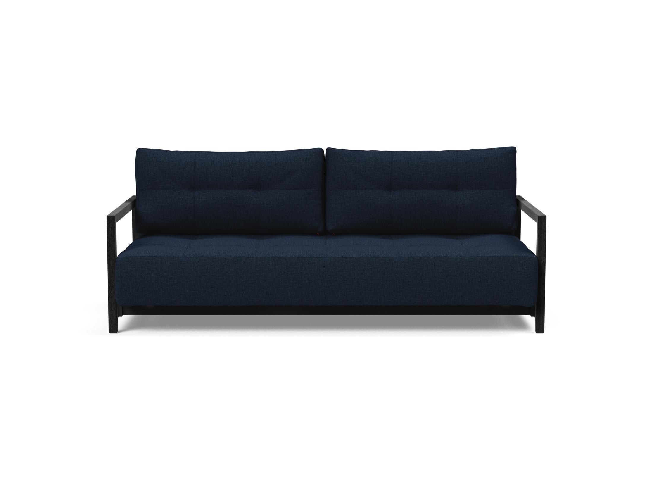 Entdecken Sie das Bifrost Bettsofa 150 von Innovation Living: stilvolles Design, hochwertige Matratze, ideal für kleine Wohnungen und Gästezimmer.