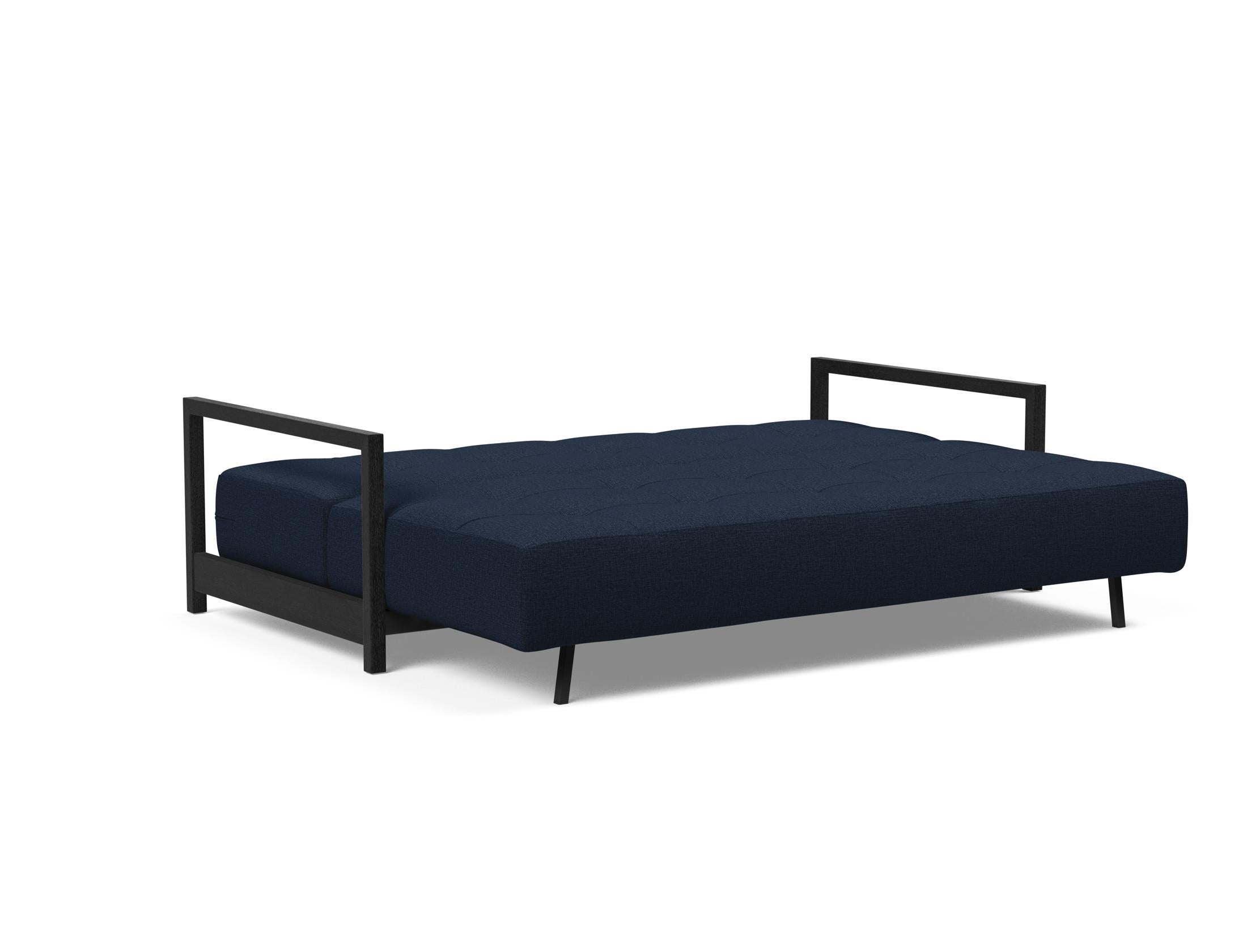 Entdecken Sie das Bifrost Bettsofa 150 von Innovation Living: stilvolles Design, hochwertige Matratze, ideal für kleine Wohnungen und Gästezimmer.