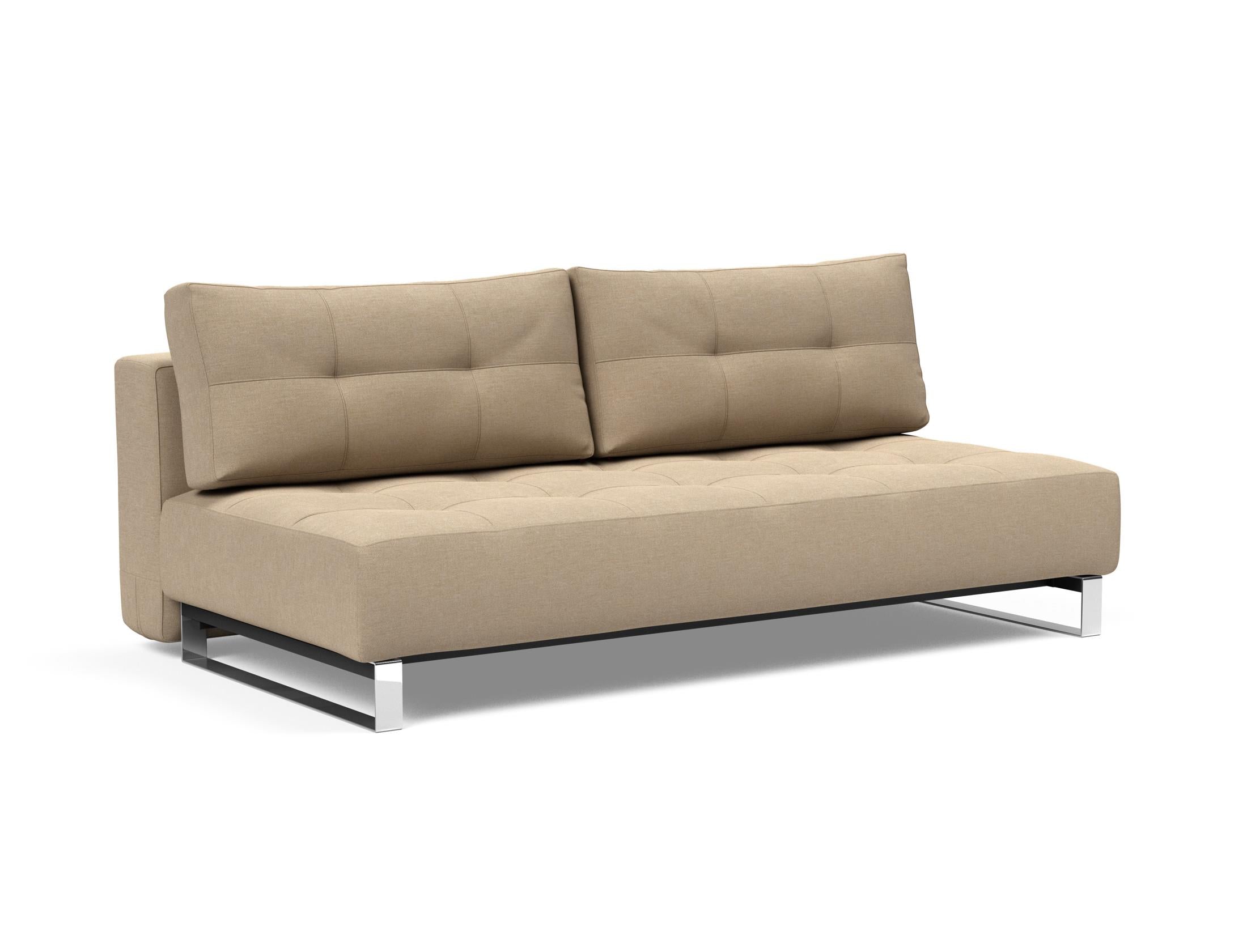 Erlebe das Supremax Bettsofa 150 von Innovation Living: Stilvolles Design, exzellente Verarbeitung und eine bequeme Taschenfederkernmatratze für besten Schlaf.