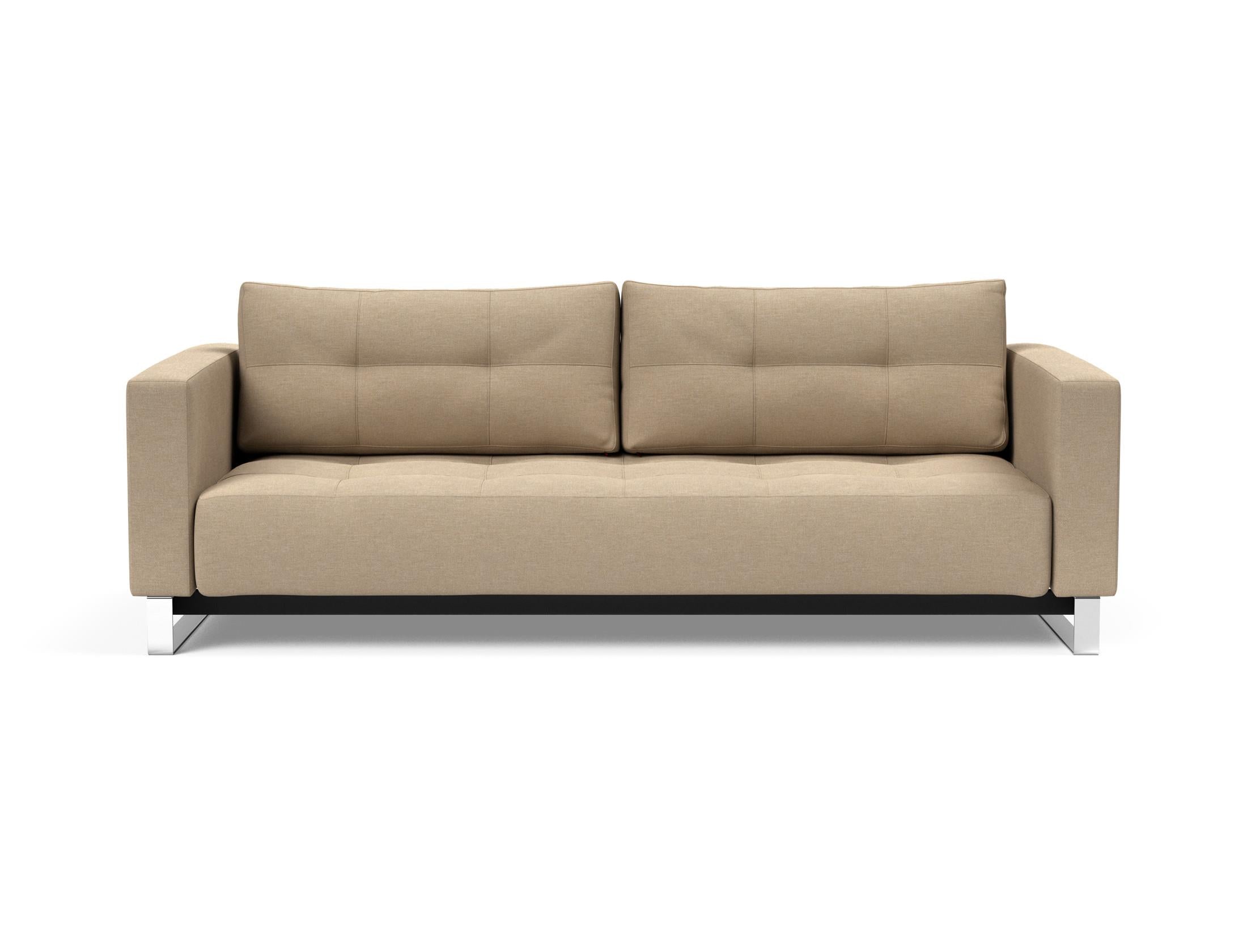 Entdecken Sie das Cassius D.E.L. Schlafsofa von Innovation Living – stilvoll, vielseitig und perfekt für entspannte Nächte und elegante Wohnräume.