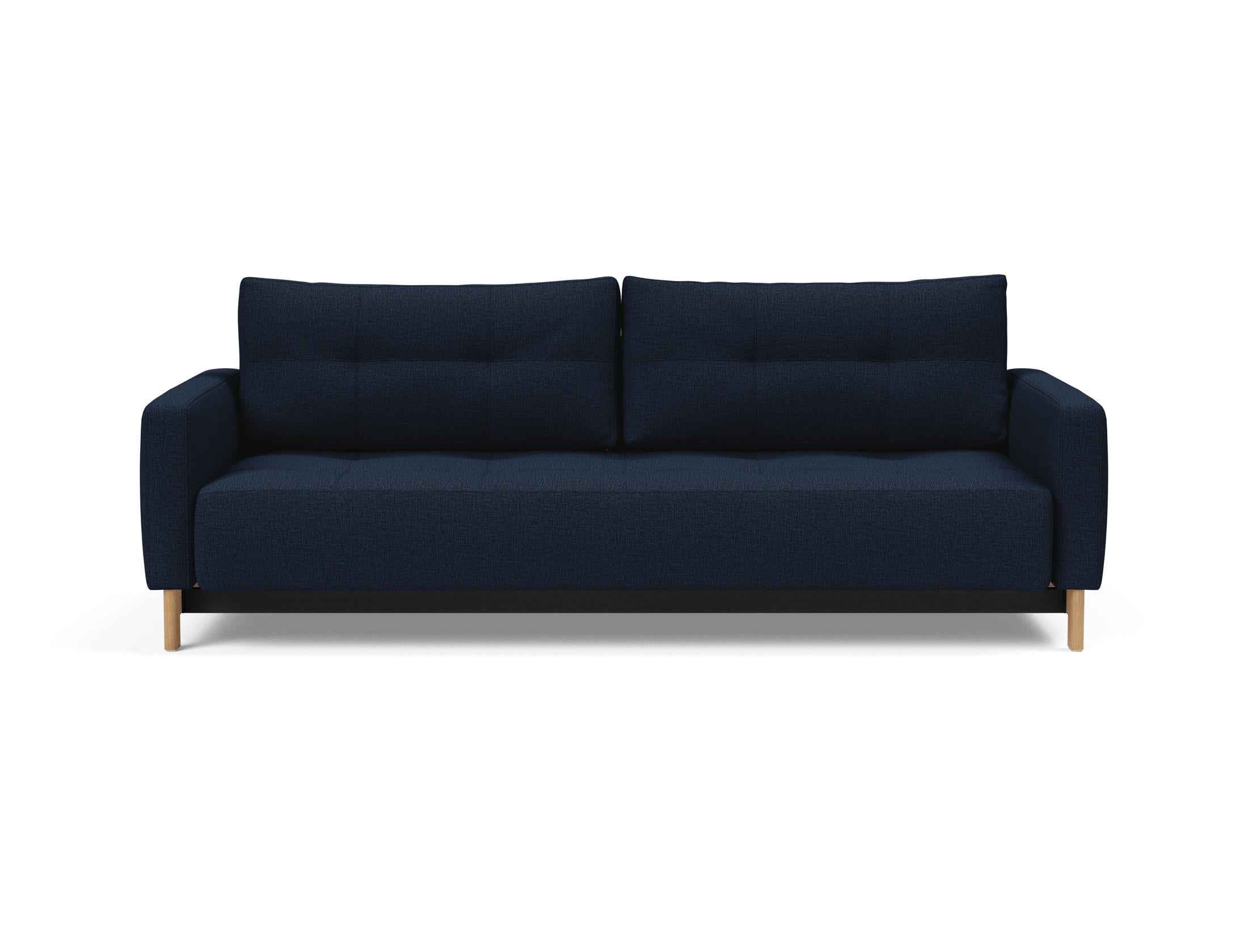 Entdecken Sie das Pyxis D.E.L. Schlafsofa von Innovation Living – stilvoll, funktional und ideal für kleine Räume und Übernachtungsgäste.