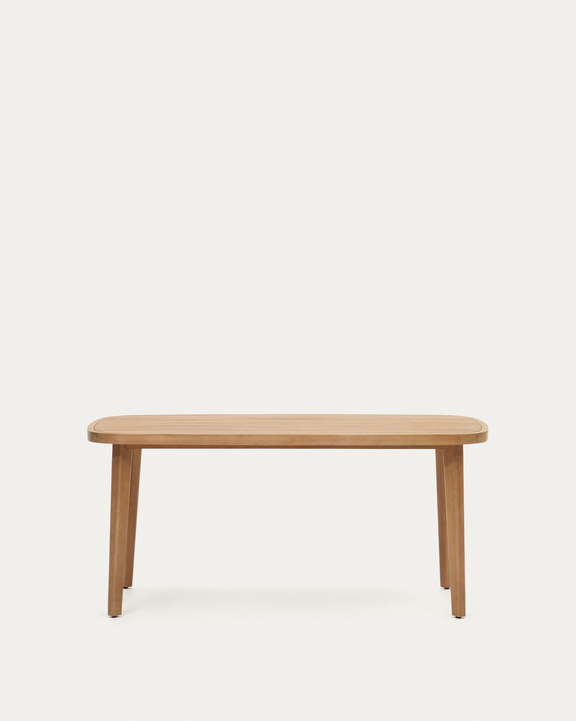 Der Maset Tisch aus massivem Eukalyptus, FSC-zertifiziert, bietet Stil und Funktionalität für Ihren Aussenbereich.