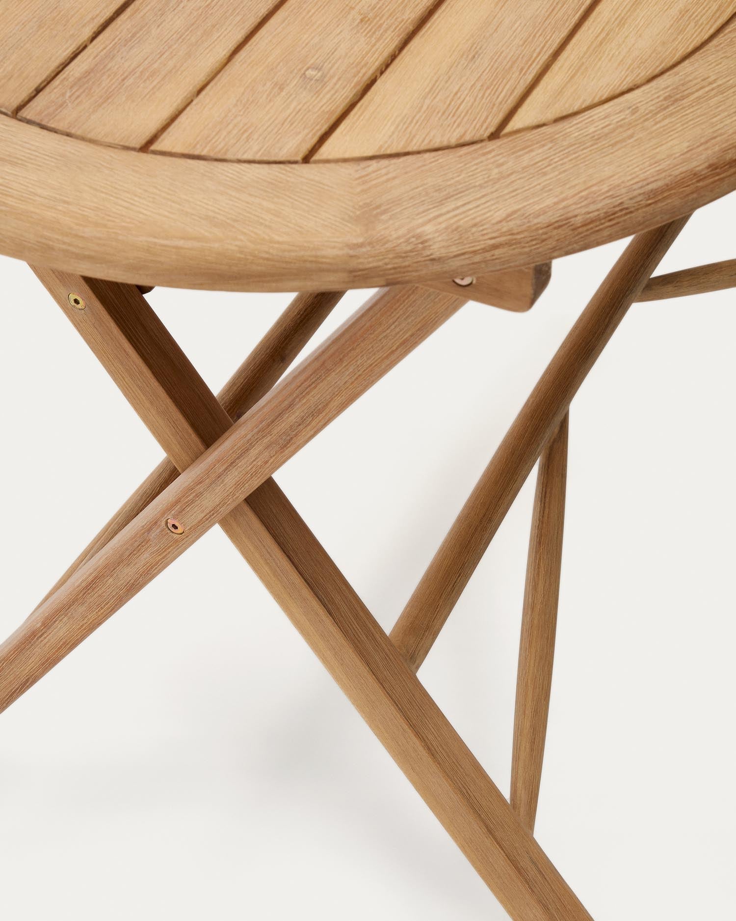 Klapptisch Dandara aus massivem Akazienholz: Eleganter, klappbarer Tisch für Garten und Balkon, umweltfreundlich und langlebig.