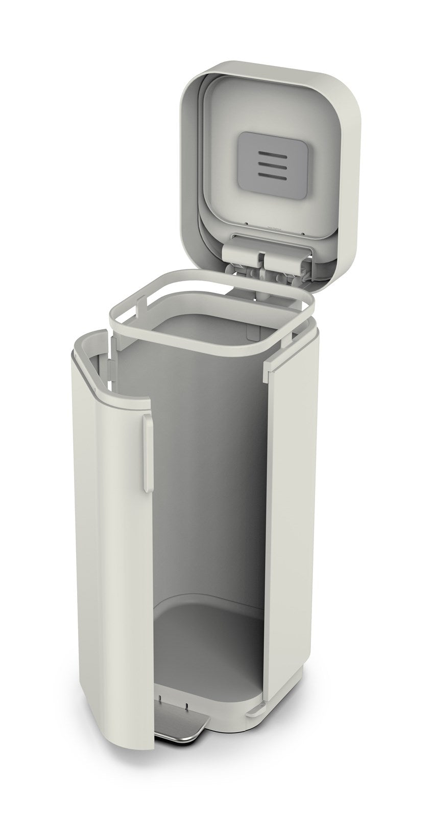 Porta 40 L Abfallbehälter mit Pedal – Concrete Grey - KAQTU Design
