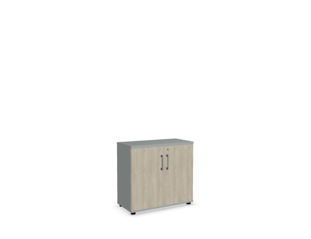 Basic K21B4 - Schrank in Schwarz präsentiert im Onlineshop von KAQTU Design AG. Büroschrank ist von Mdd