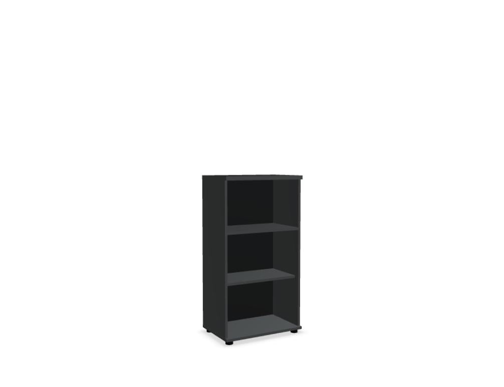 Basic K3503 - Regal in Schwarz präsentiert im Onlineshop von KAQTU Design AG. Standregal ist von Mdd