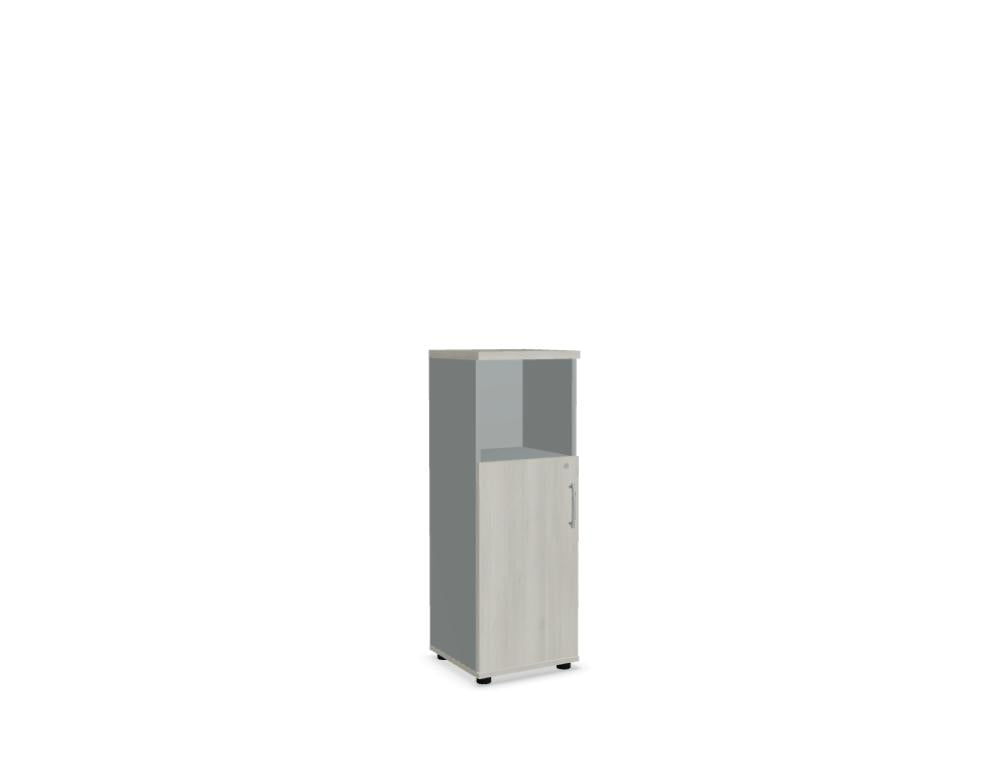 Basic K38P2 - Halbregal in Schwarz präsentiert im Onlineshop von KAQTU Design AG. Standregal ist von Mdd