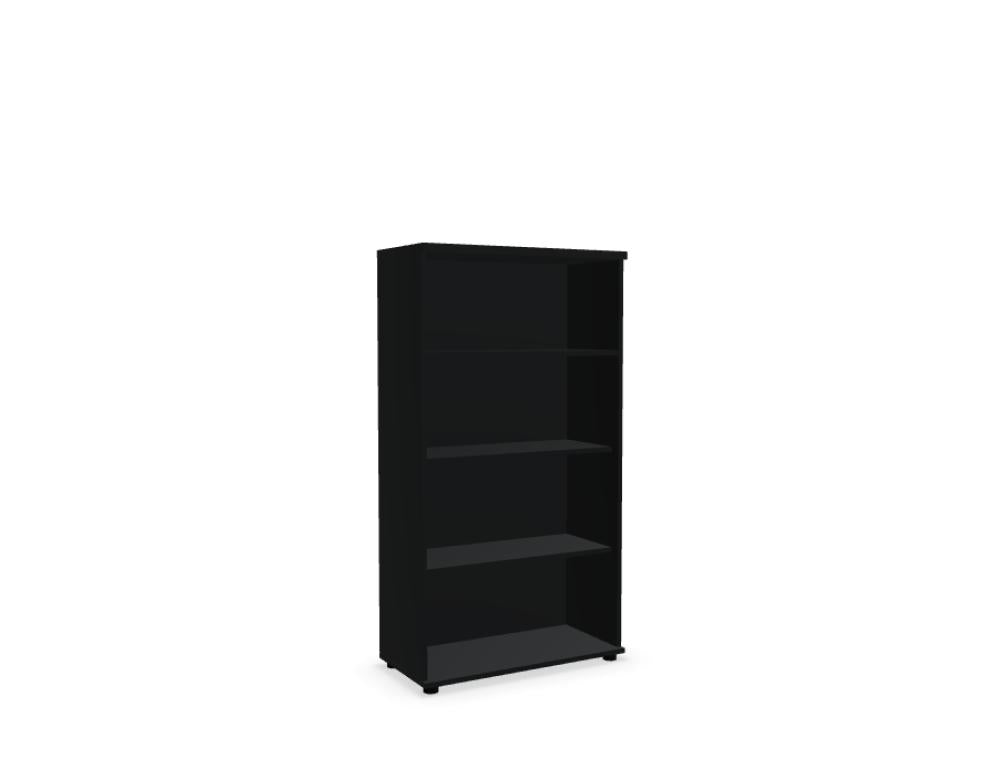 Basic K4504 - Regal in Schwarz präsentiert im Onlineshop von KAQTU Design AG. Standregal ist von Mdd