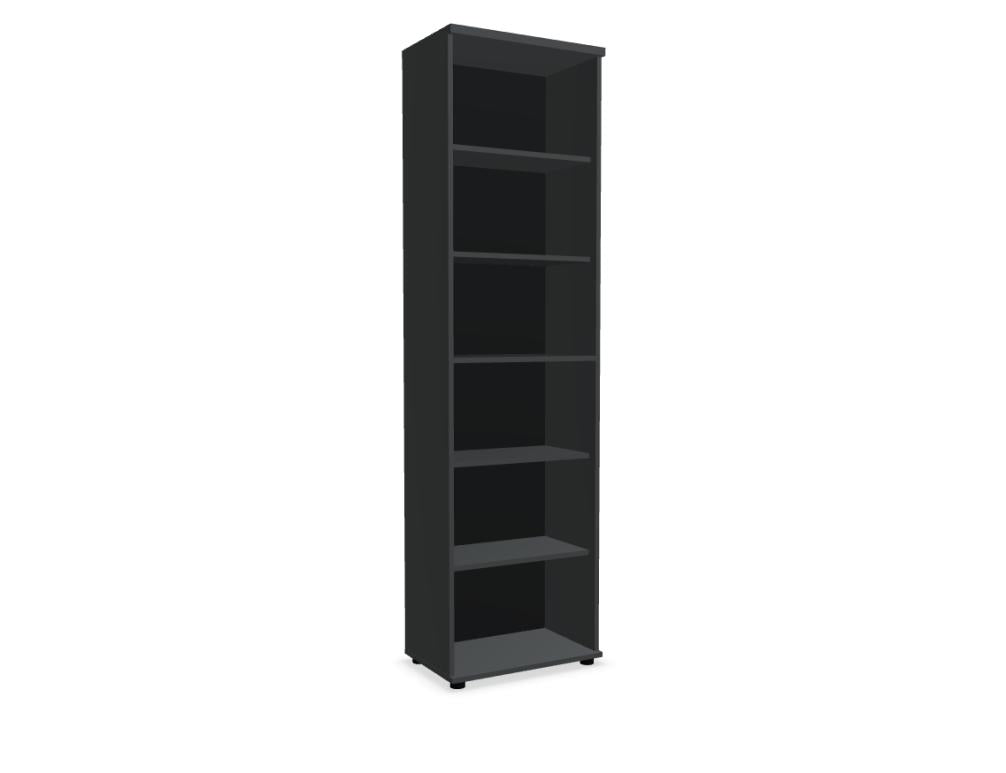 Basic K6503 - Regal in Schwarz präsentiert im Onlineshop von KAQTU Design AG. Standregal ist von Mdd
