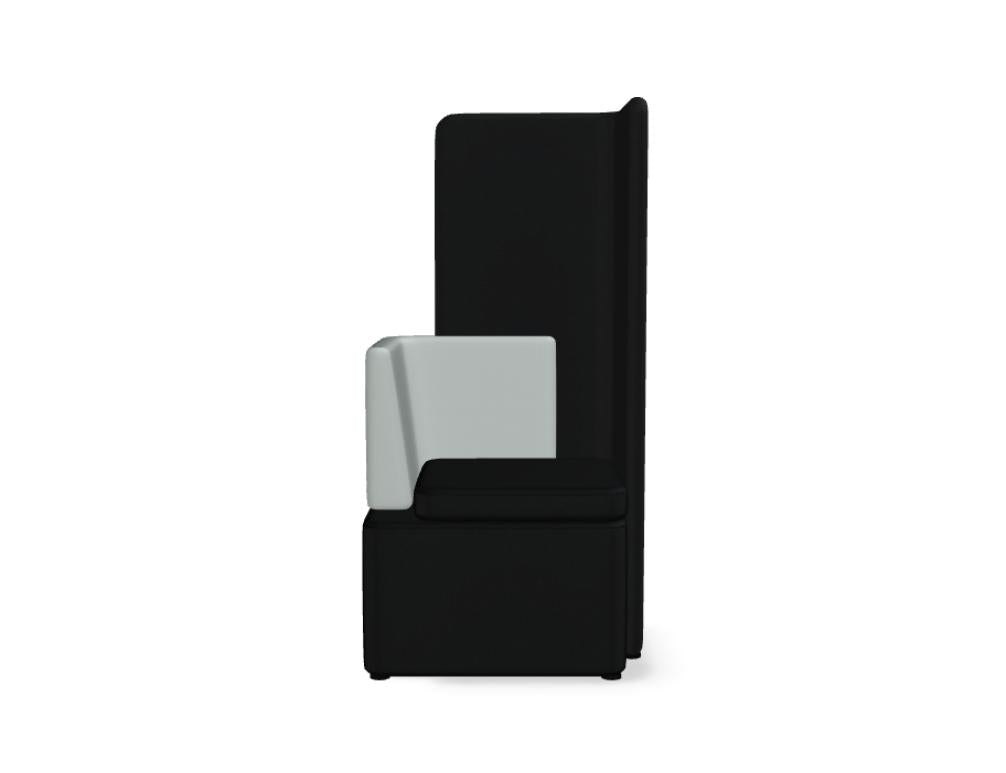 Kaiva KAV2L - modularer Sessel hoch in Grau präsentiert im Onlineshop von KAQTU Design AG. Sessel ist von Mdd