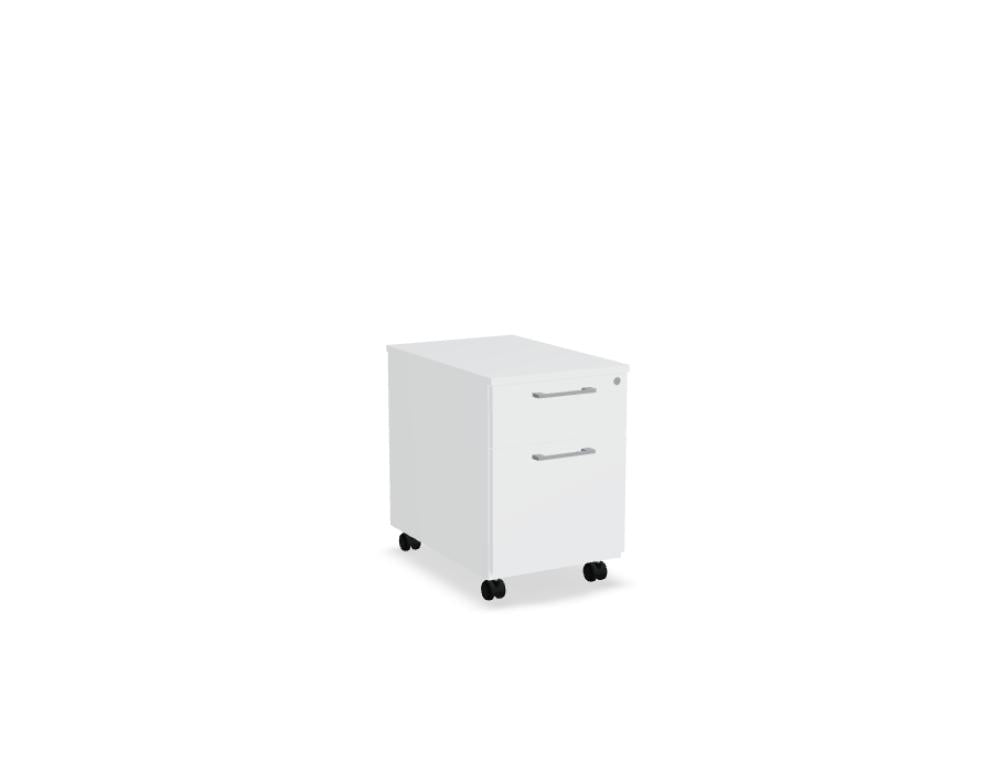 Standard KDT12 - Rollcontainer in Weiss Pastell präsentiert im Onlineshop von KAQTU Design AG. Rollcontainer ist von Mdd